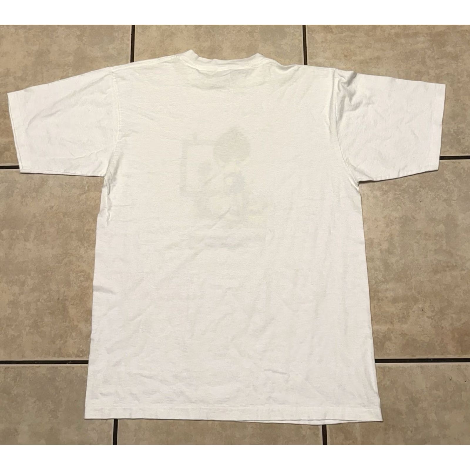 Vintage VINTAGE Precious Moments Shirt XL Love One Another Church Cotton Short Sleeve Crew Neck White Men T-Shirt 90s Hipster USA Size US XL / EU 56 / 4 - 2 Thumbnail