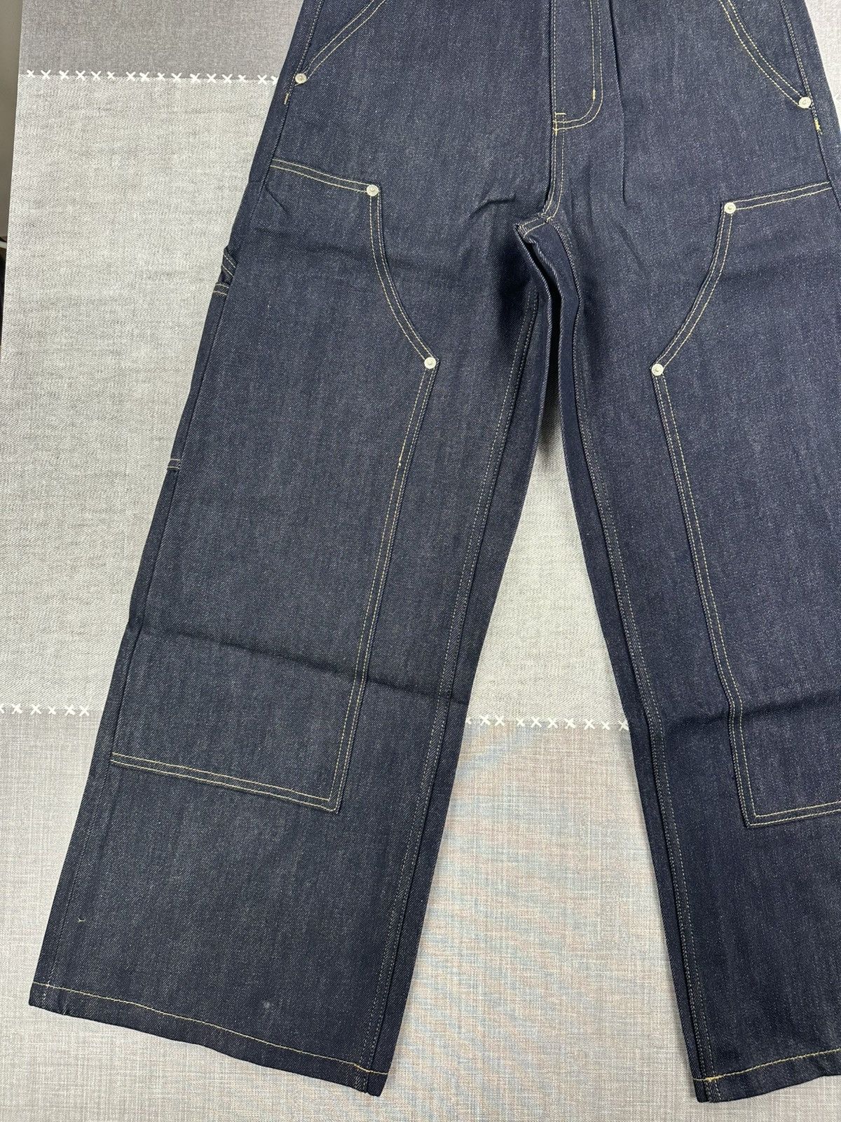 Other OkaythxBye Jeans Double Knee Raw Denim 13oz Selvedge S Size US 30 / EU 46 - 3 Thumbnail