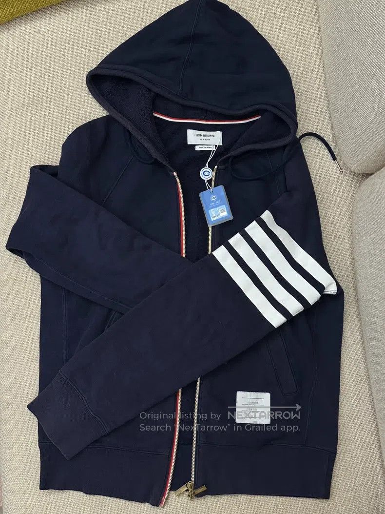 Thom Browne Thom Browne Solid color zippered jacket Size US M / EU 48-50 / 2 - 2 Thumbnail