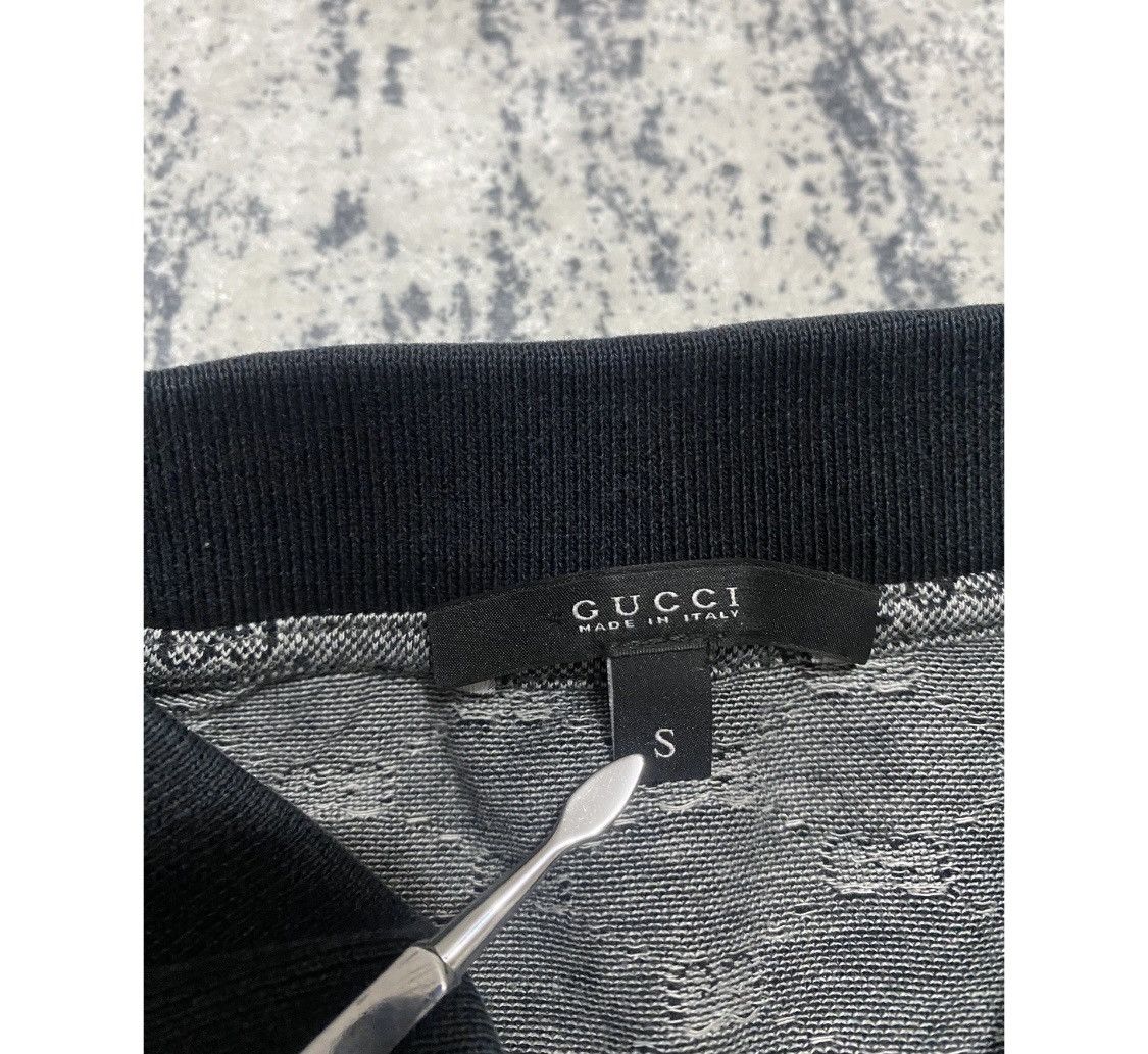Gucci Vintage luxury gucci gg drip monogram polo shirt Size US S / EU 44-46 / 1 - 2 Thumbnail