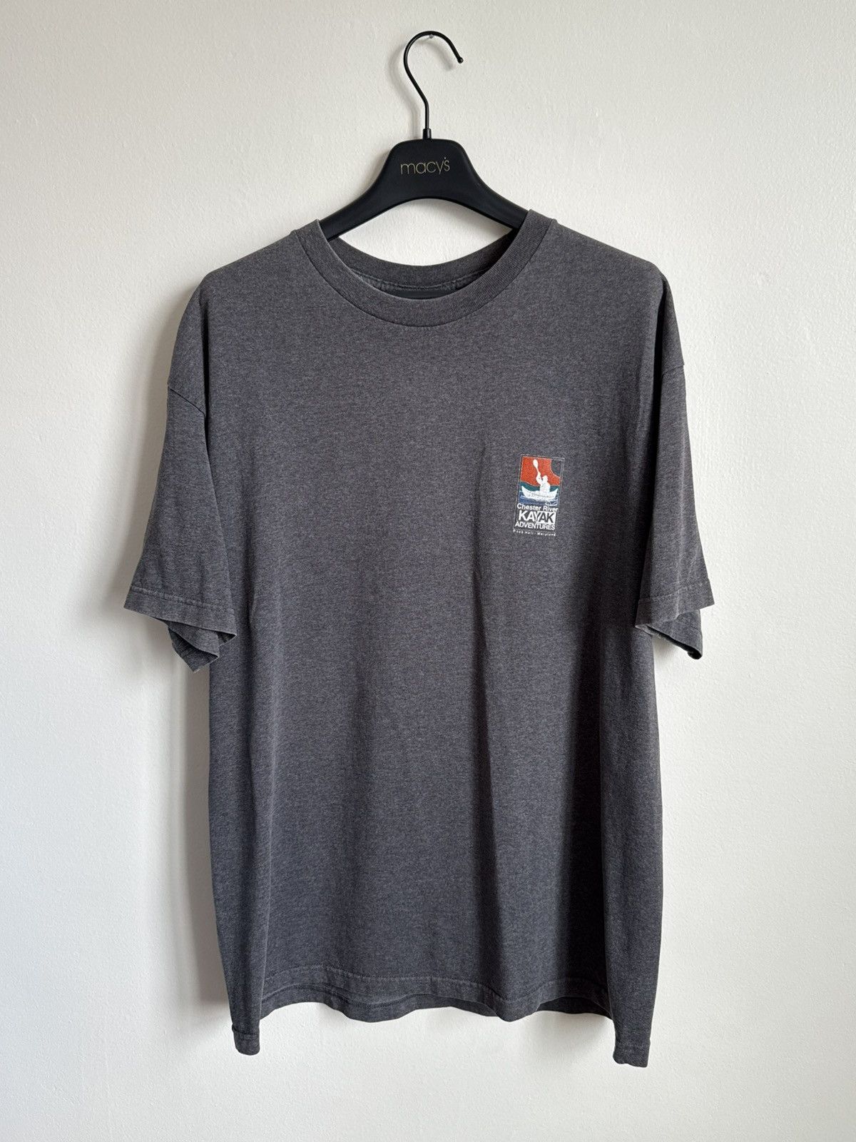 Vintage Chester River Kayak Adventures Maryland Graphic T-Shirt Gray Size US XL / EU 56 / 4 - 1 Thumbnail