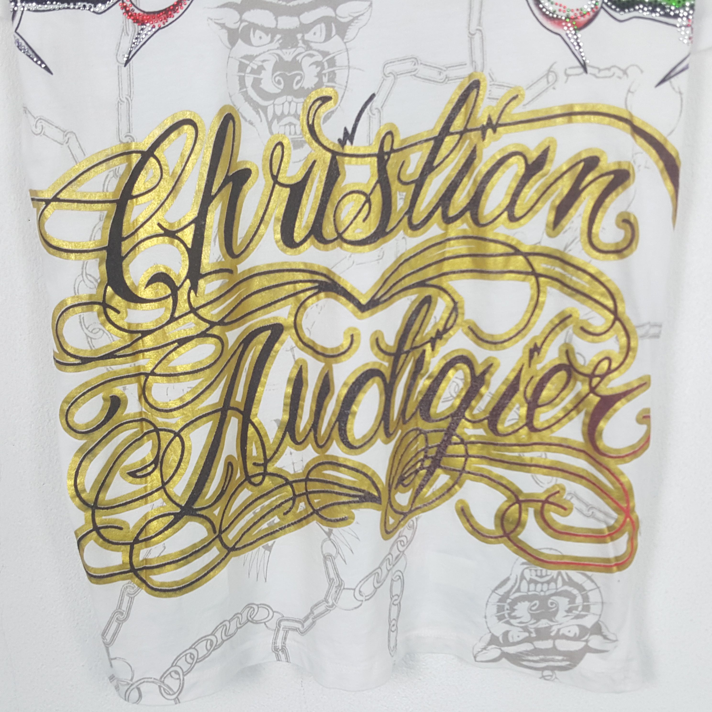 Christian Audigier Vintage Christian Audigier Los Angeles Tshirt Size US L / EU 52-54 / 3 - 2 Thumbnail