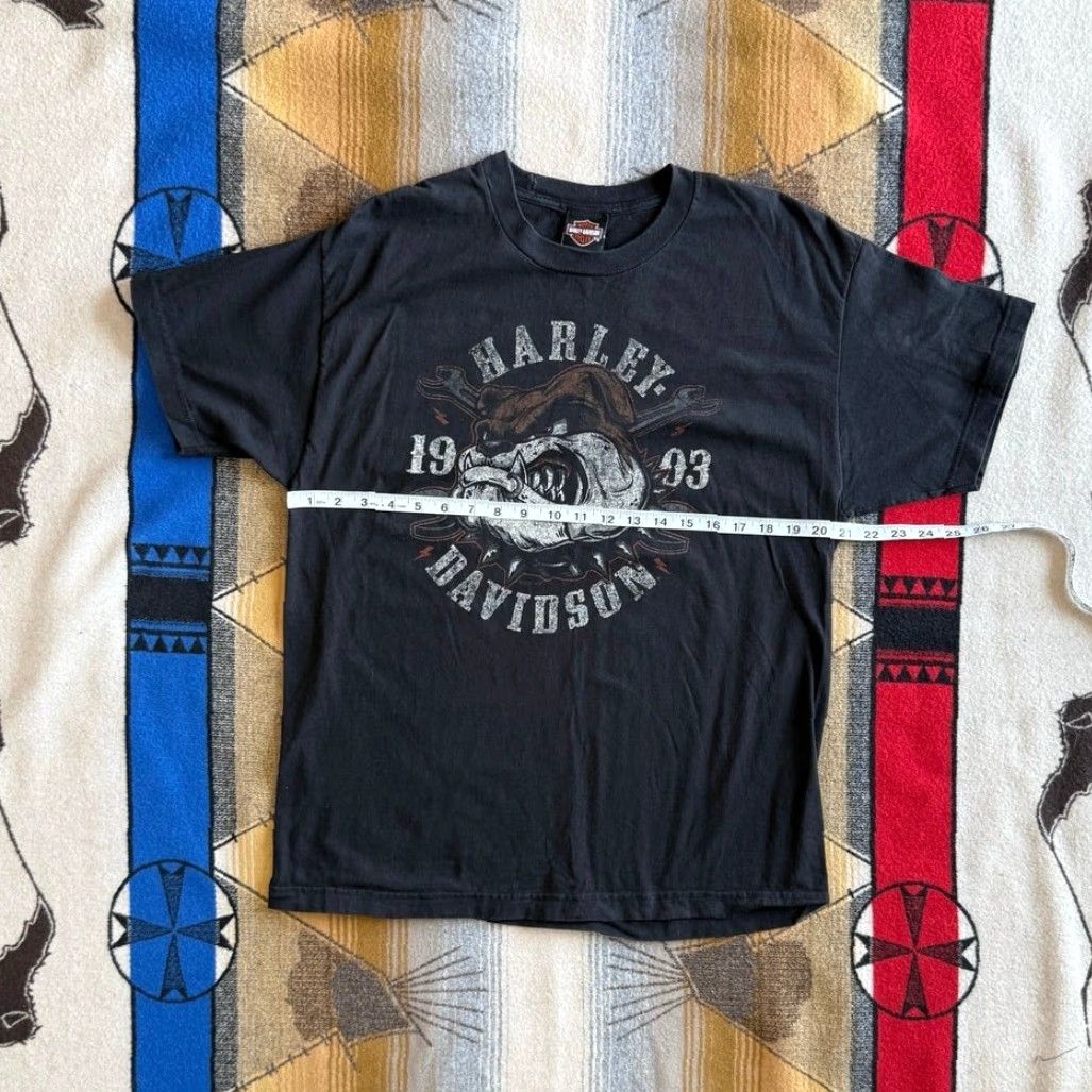Harley Davidson Harley Davidson Men’s T-Shirt Size L Black Short Sleeve Biker Motorcycle Bulldog 2020s Regular Size US L / EU 52-54 / 3 - 6 Thumbnail