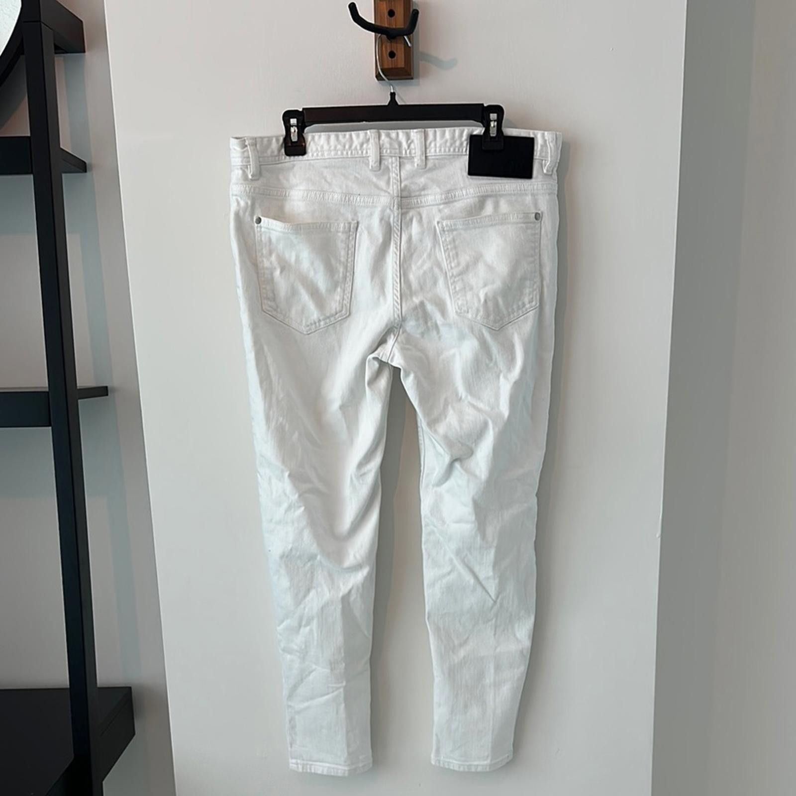 Zara Zara Men's Skinny Jeans - White Size US 44 / EU 60 - 4 Thumbnail