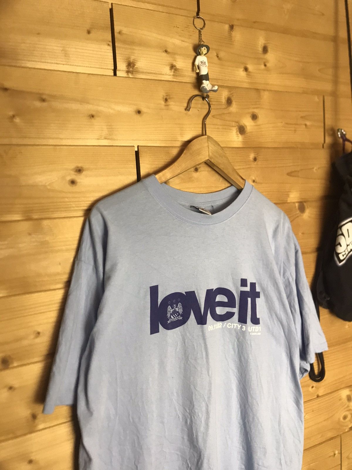 Vintage Vintage 2002 Manchester City love it t-shirt Size US XL / EU 56 / 4 - 1 Thumbnail