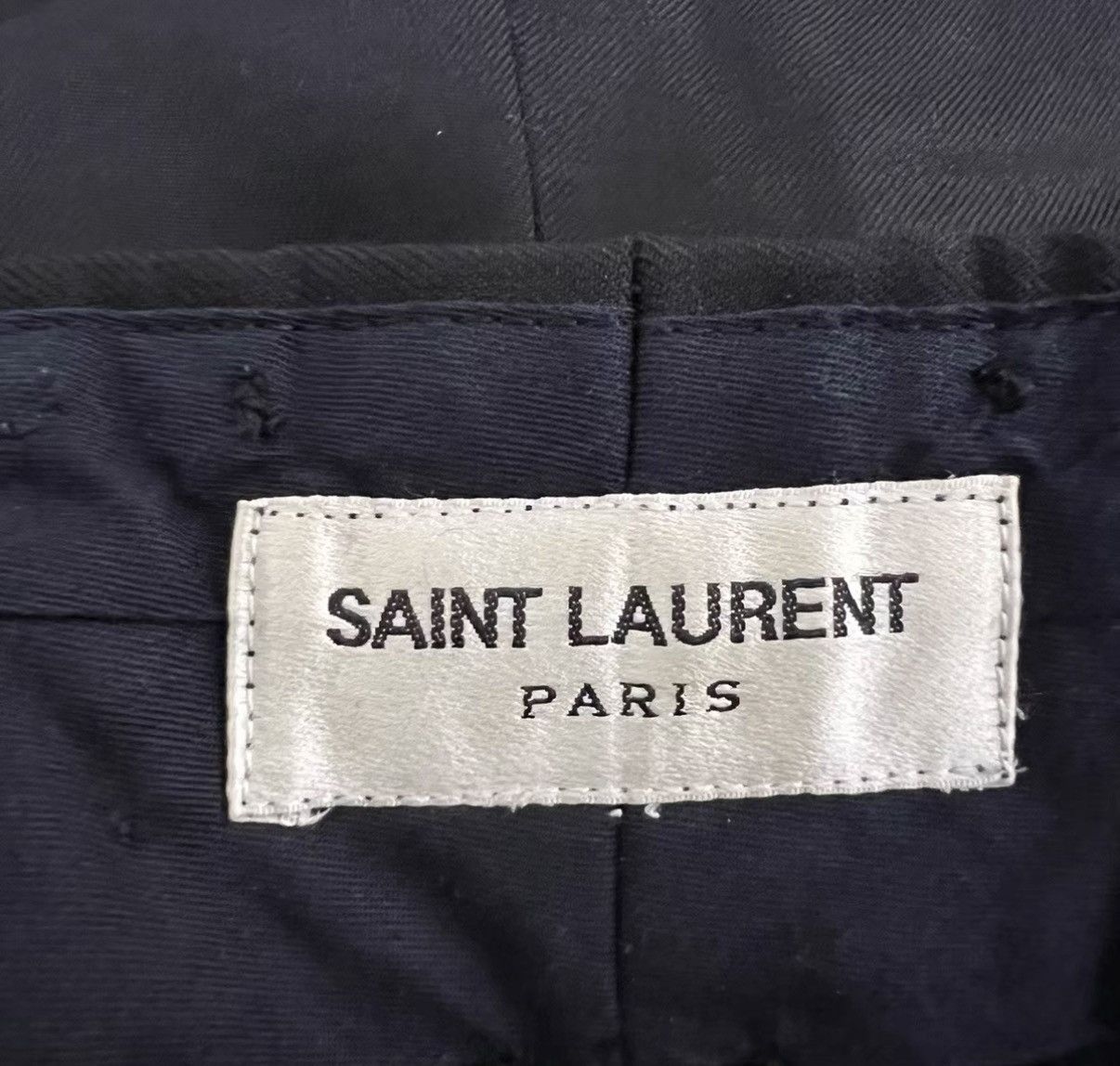 Saint Laurent Paris Saint Laurent SLP Black Dress Pants J41 Size US 28 / EU 44 - 3 Thumbnail