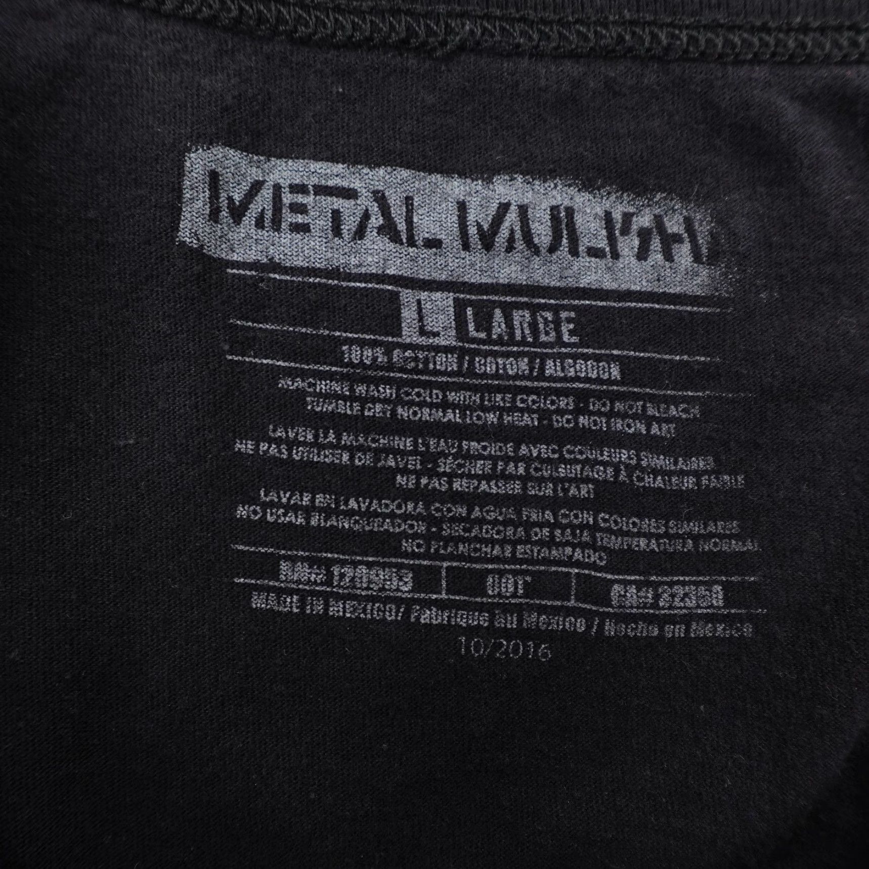 Metal Mulisha Metal Mulisha Shirt Mens Large Black Skull Helmet Tank Top Sleeveless Motocross Size US L / EU 52-54 / 3 - 7 Thumbnail