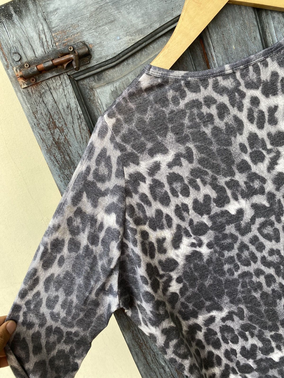 Japanese Brand LeShop Jeans Grunge Style Leopard Print Rhinestone Japanese Size S / US 4 / IT 40 - 11 Thumbnail