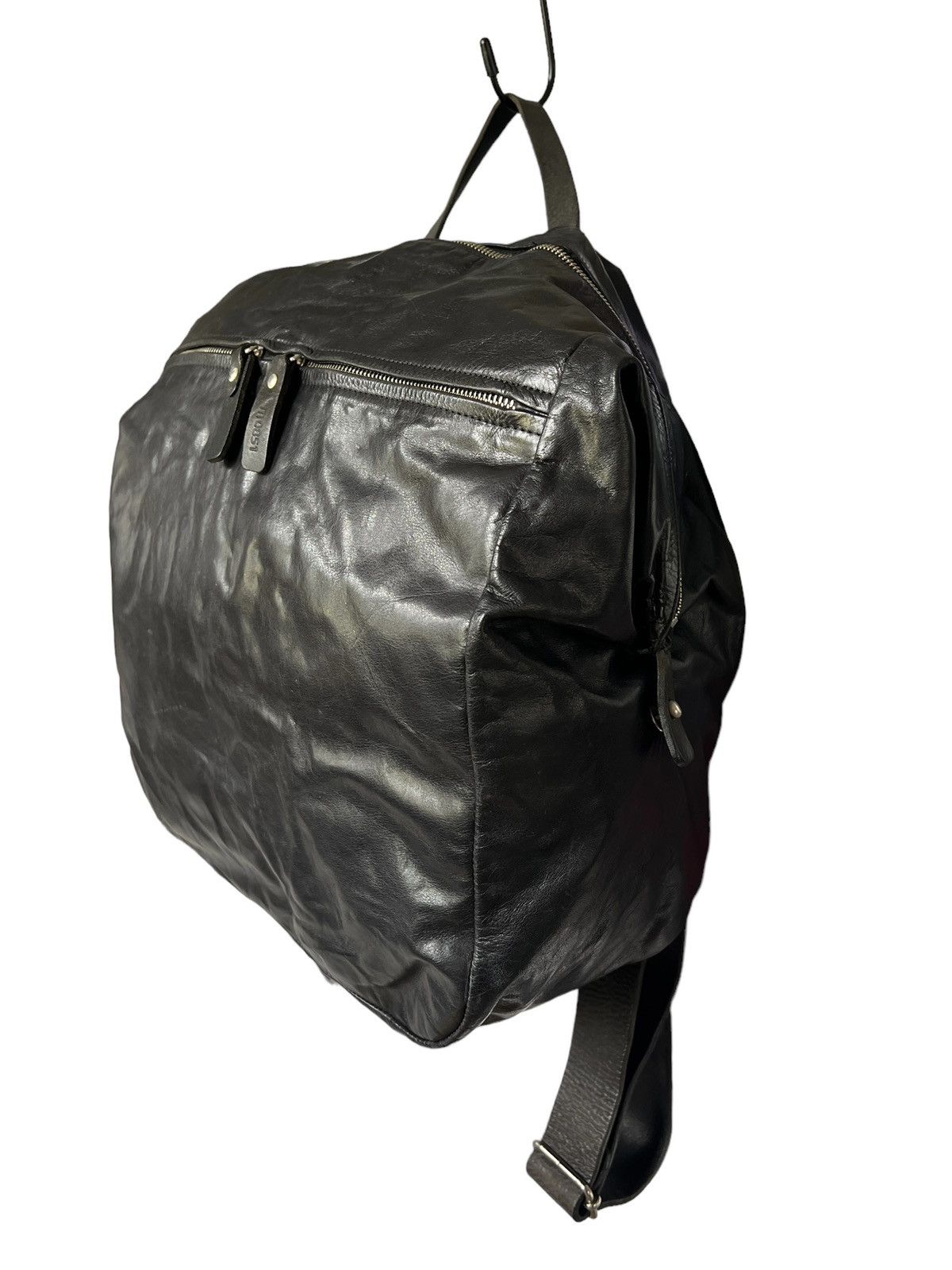 M0851 M0851 Leather Square Backpack Size ONE SIZE - 3 Thumbnail