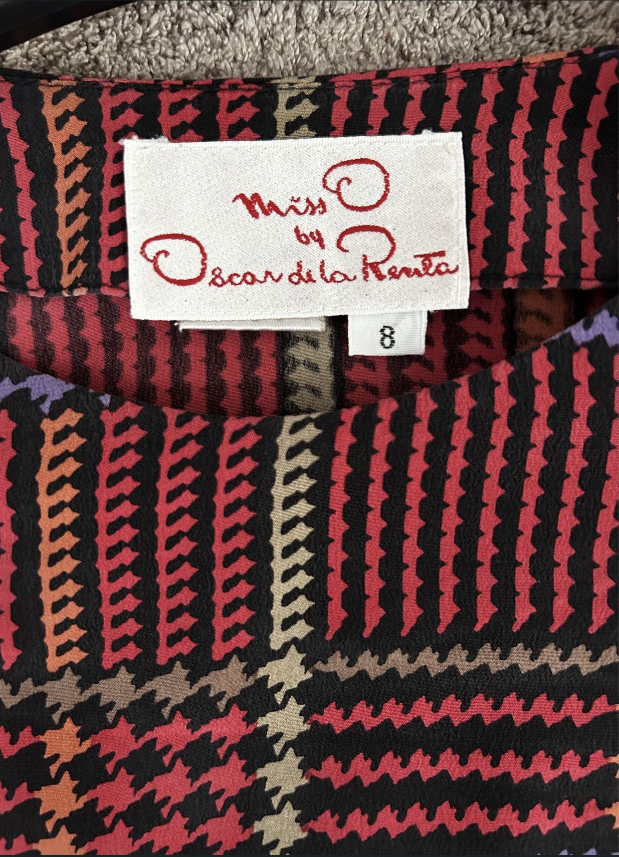 Oscar De La Renta 100% Silk blouse by Oscar de la Renta Size S / US 4 / IT 40 - 3 Thumbnail