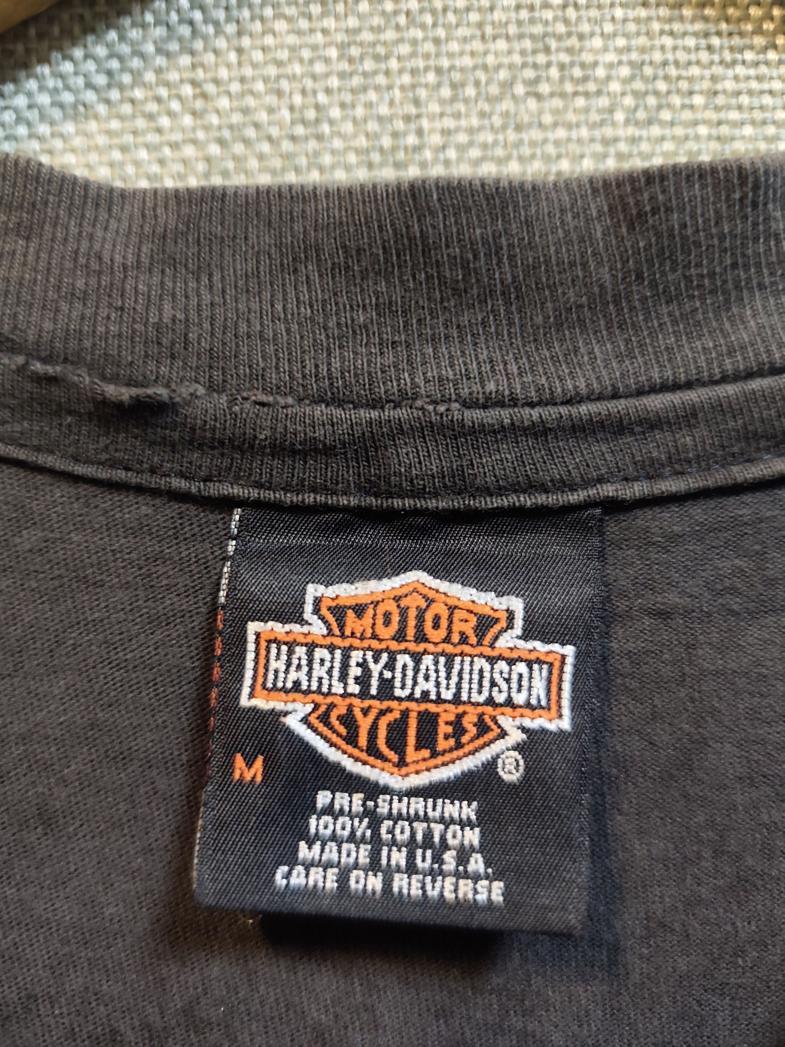 Harley Davidson vintage 90s t shirt one world harley davidson made in usa Size US M / EU 48-50 / 2 - 7 Thumbnail