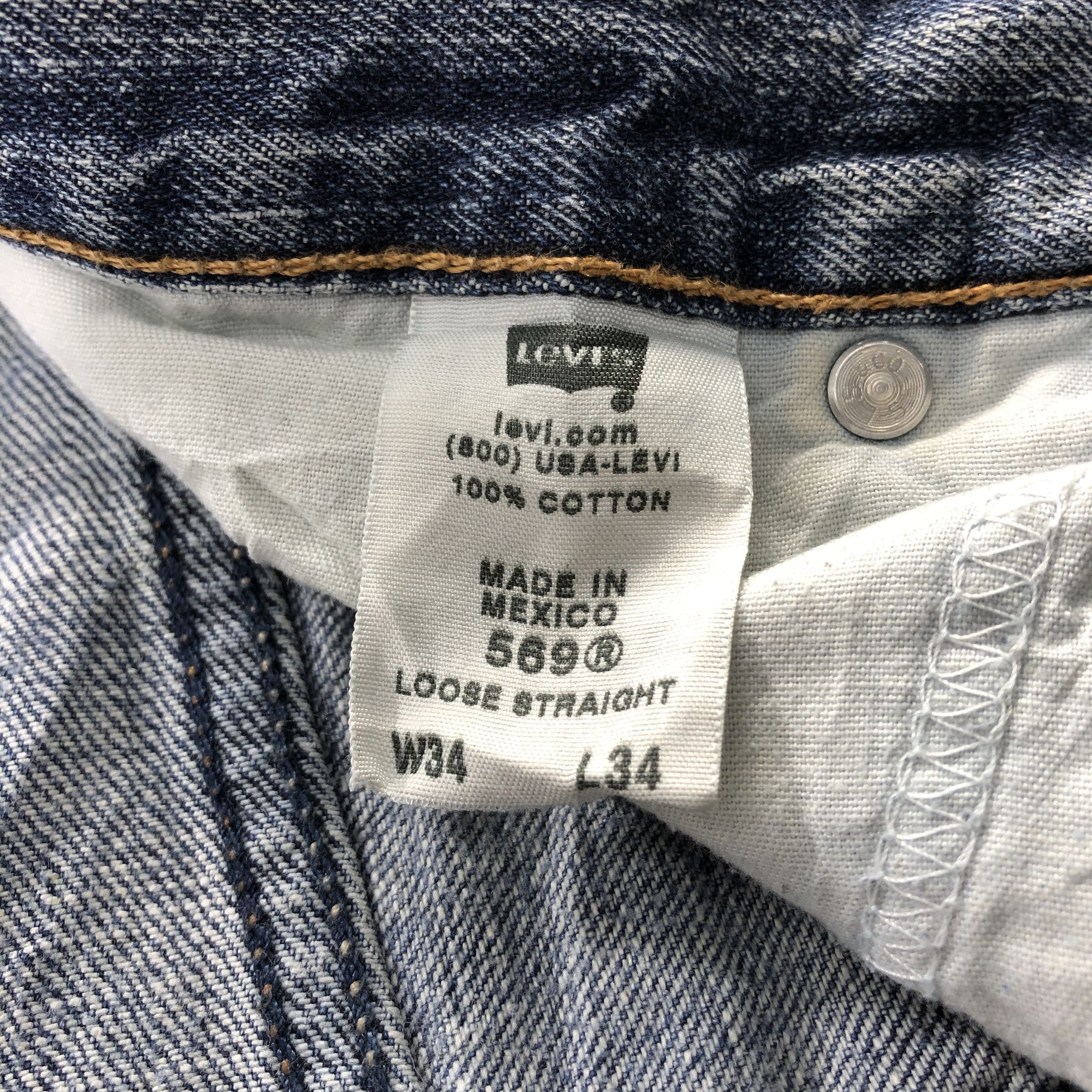 Levi's Vintage Levis 569 Jeans-J1198 Size US 36 / EU 52 - 10 Thumbnail