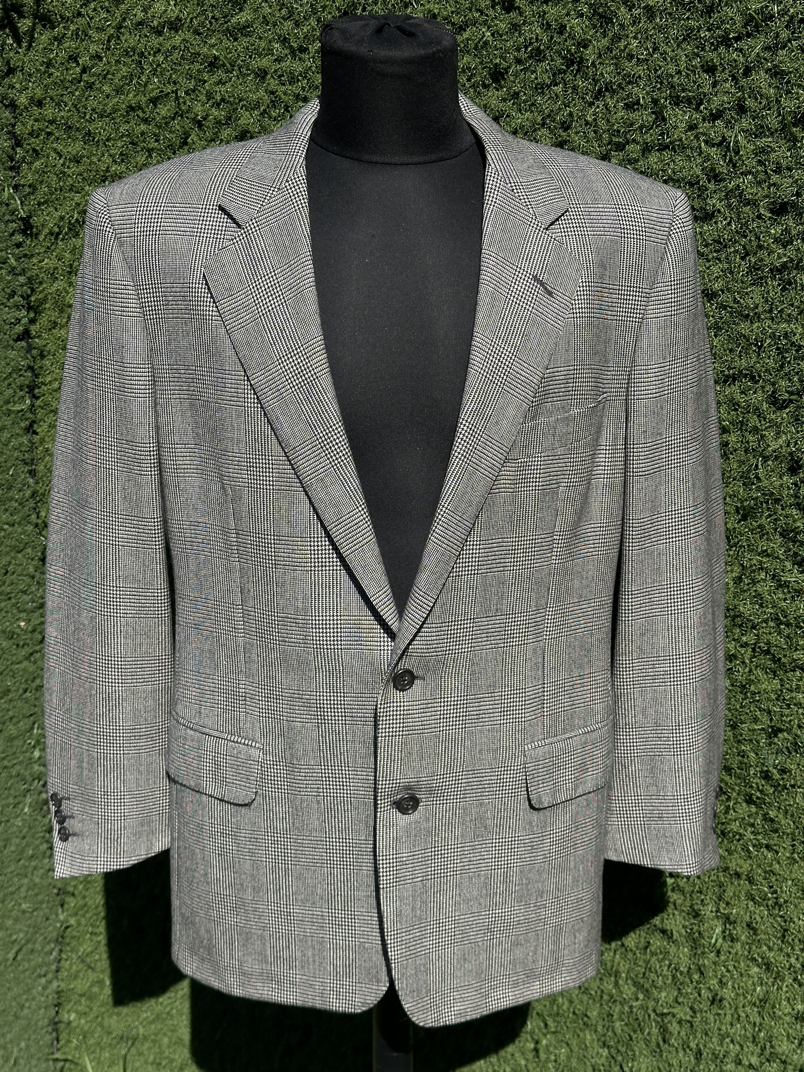 Corneliani Corneliani Wool Glen Check Blazer Formal Jacket Size 50 IT Size 50R - 1 Thumbnail