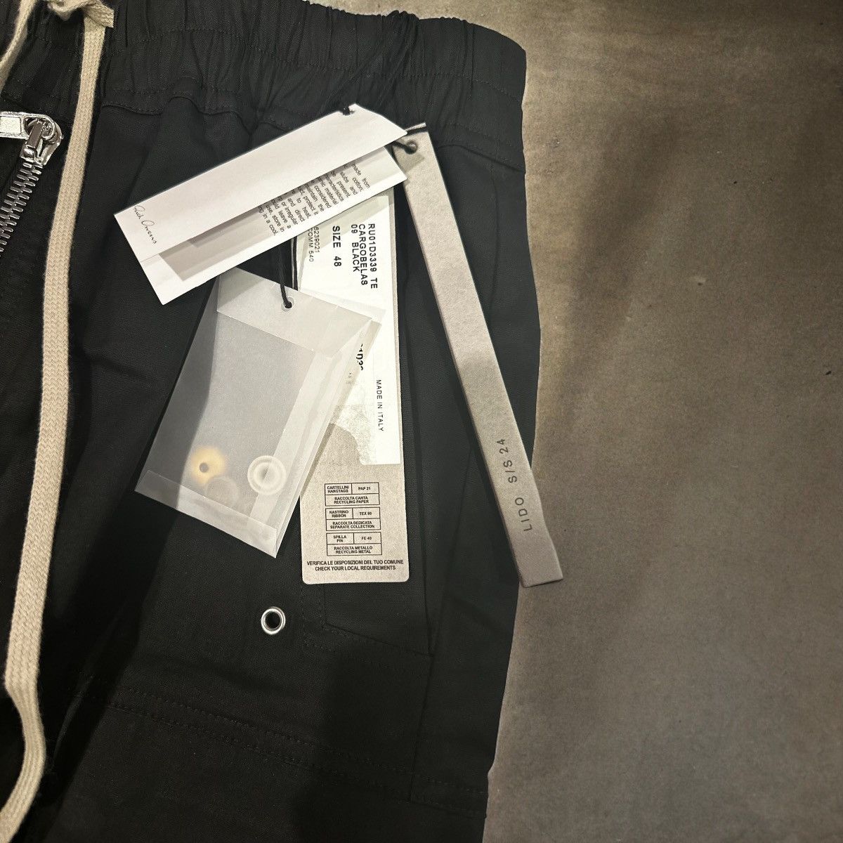 Rick Owens Rick Owen’s Double Cargo Belas Size US 31 - 5 Thumbnail