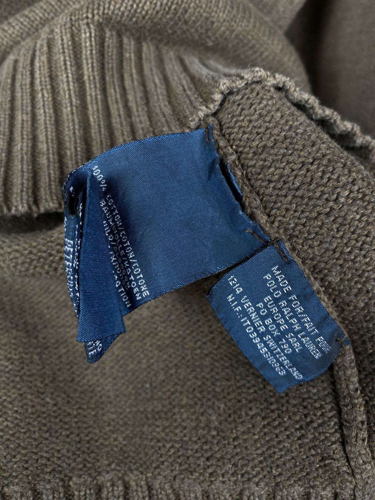 Polo Ralph Lauren × Vintage Vintage Polo Ralph Lauren Sweater Knit Mini Logo y2k 90s Size US M / EU 48-50 / 2 - 6 Thumbnail