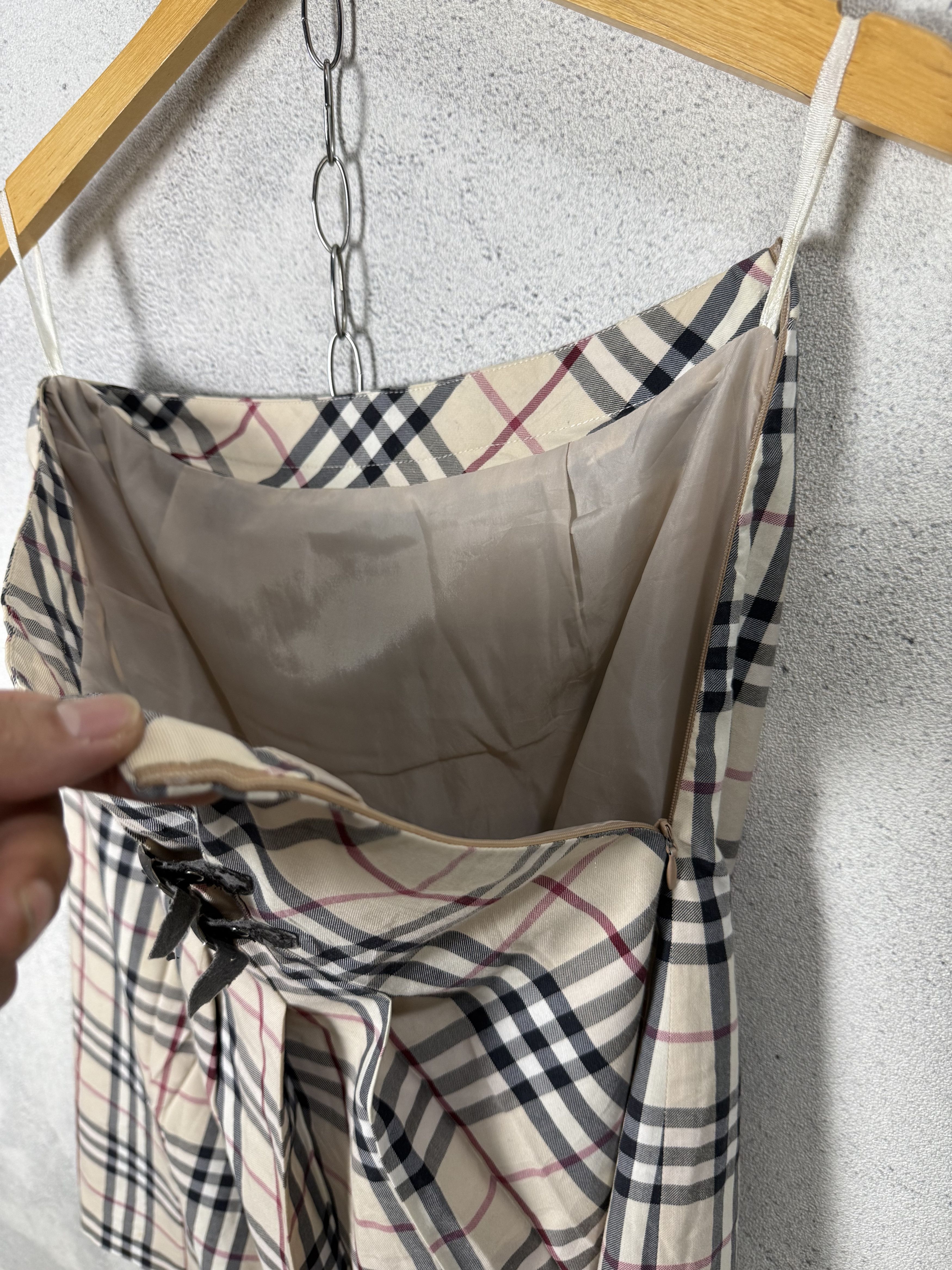 Burberry Vintage Burberry Nova Check Skirts Size 29" - 6 Thumbnail