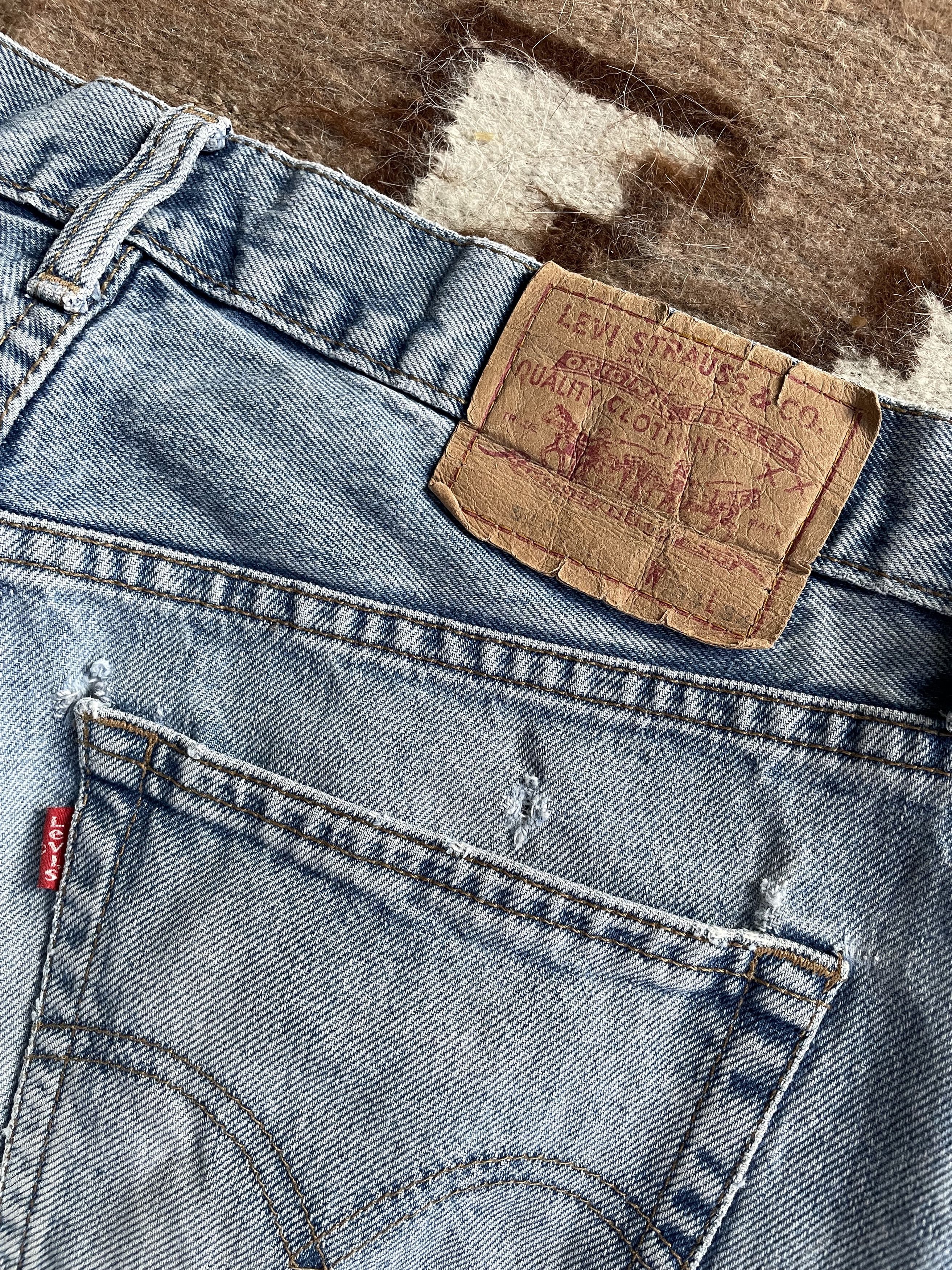 Jean Levis 517 Vintage 90s Denim Jeans 6872AC Size US 34 / EU 50 - 6 Thumbnail
