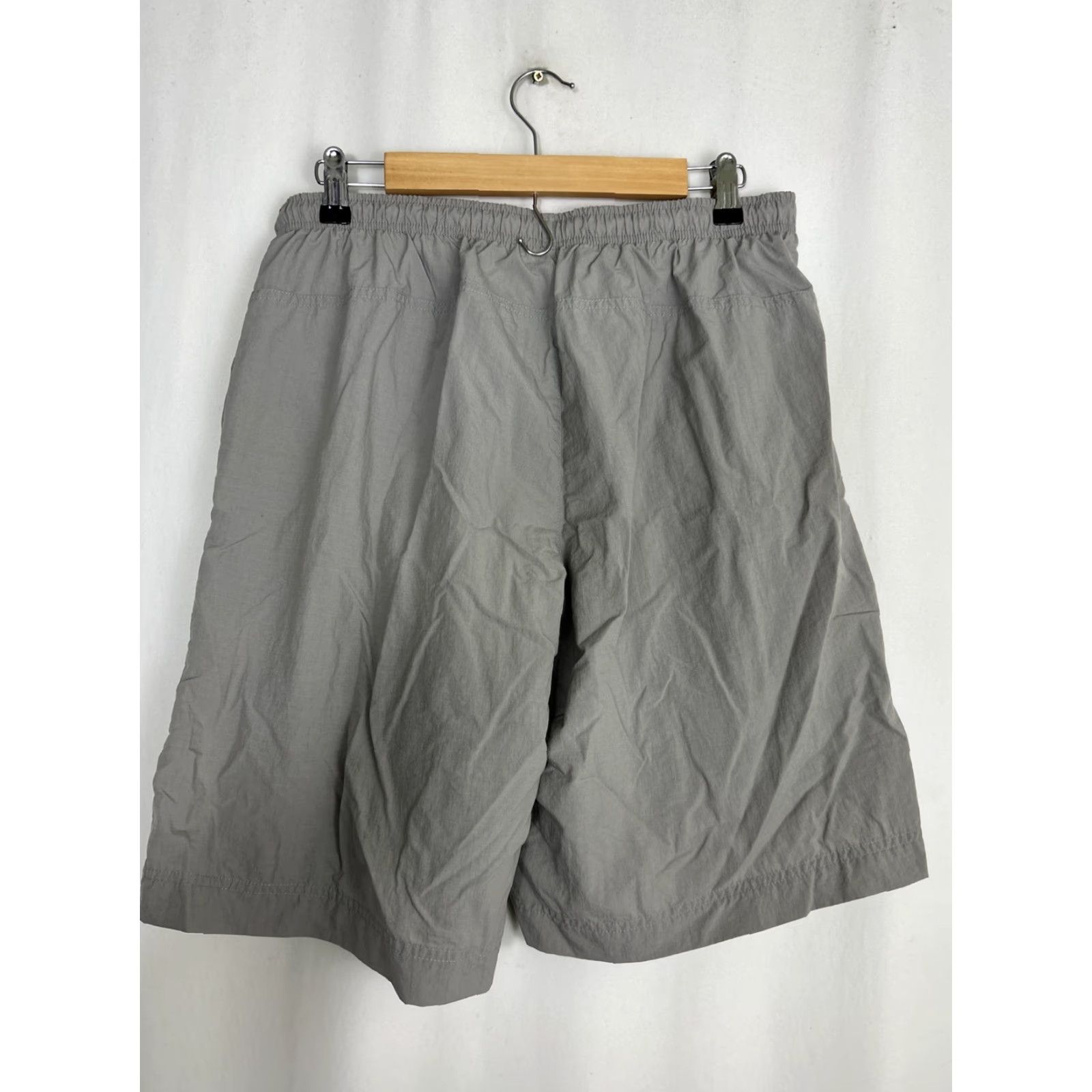 Nike VINTAGE Y2K Nike Line Swim Trunks Gray Mens Large Drawstring Trunks 32x9.5 Size ONE SIZE - 7 Thumbnail