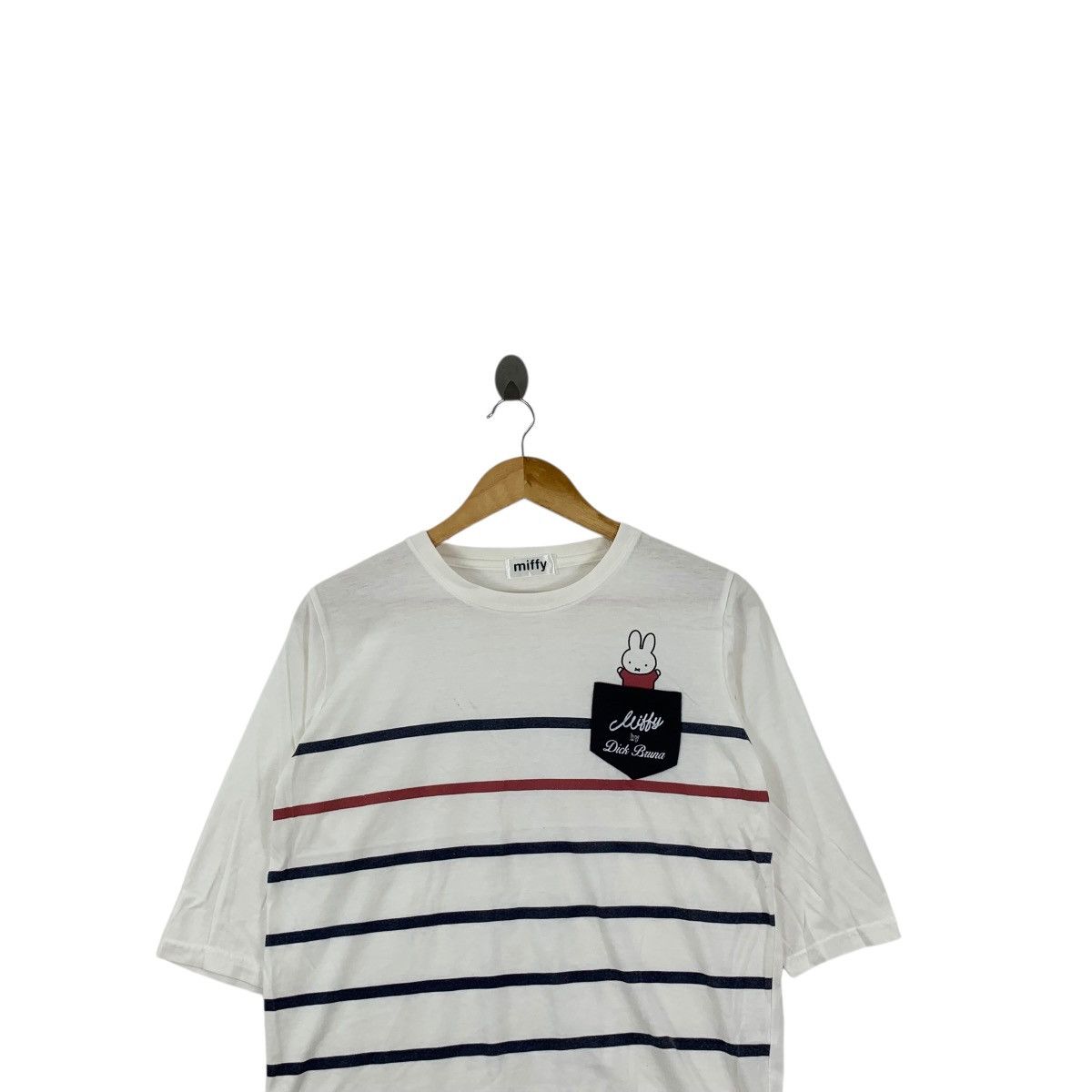 Other MIFFY DICK BRUNA Cartoon Comic Striped Boxy Tee Shirt Top Size M / US 6-8 / IT 42-44 - 2 Thumbnail