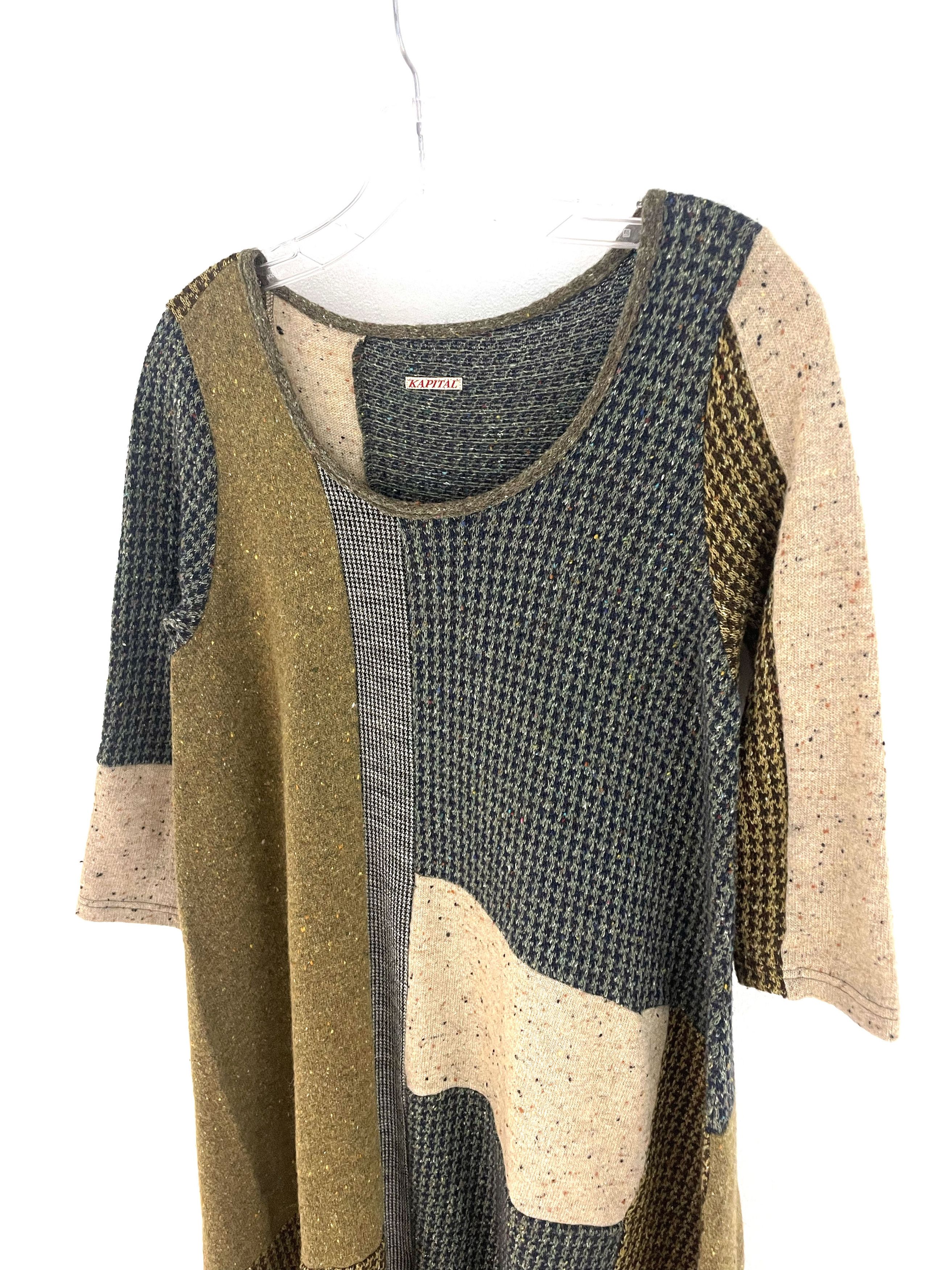 Kapital Patchwork Dress Size S / US 4 / IT 40 - 2 Thumbnail
