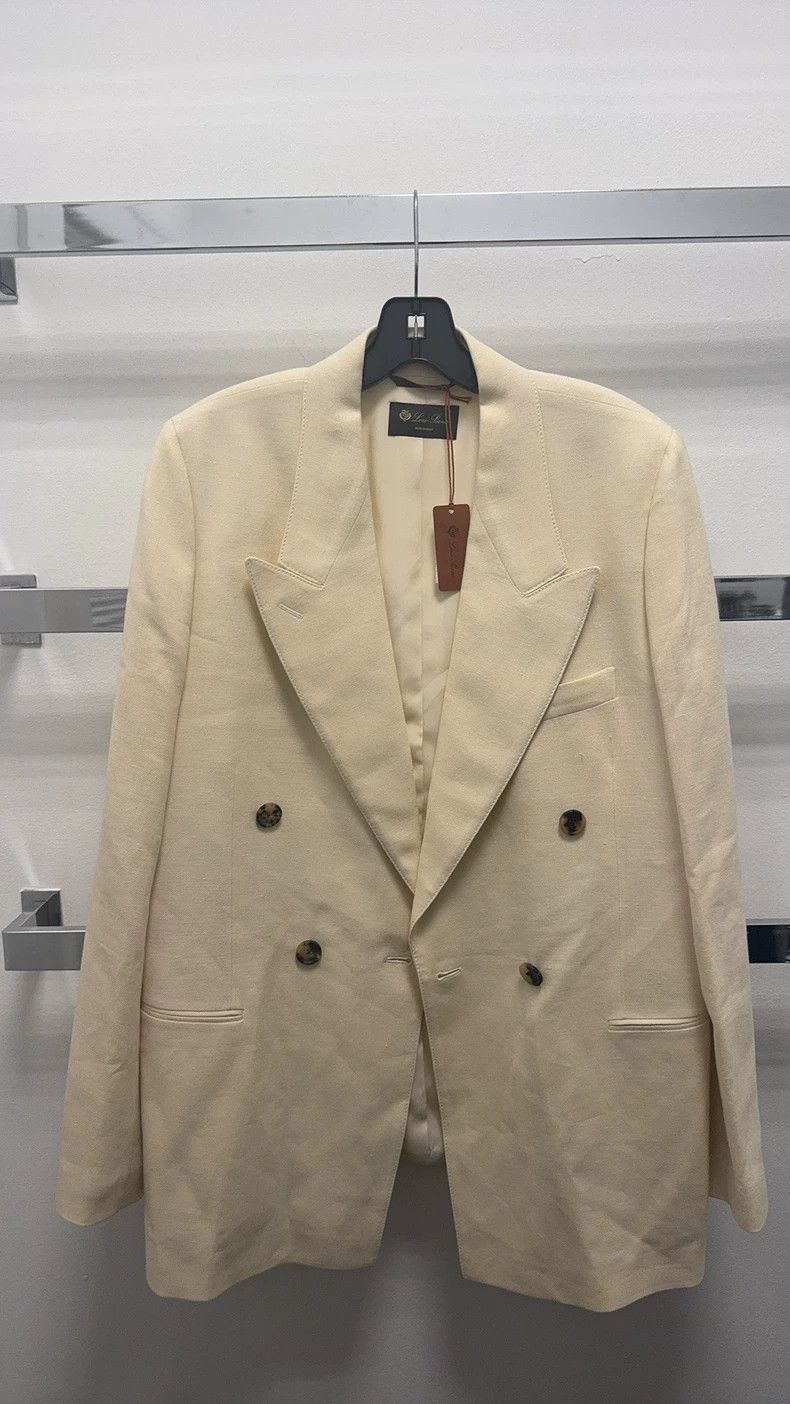 Loro Piana LORO PIANA Wool linen coat Size M / US 6-8 / IT 42-44 - 1 Thumbnail