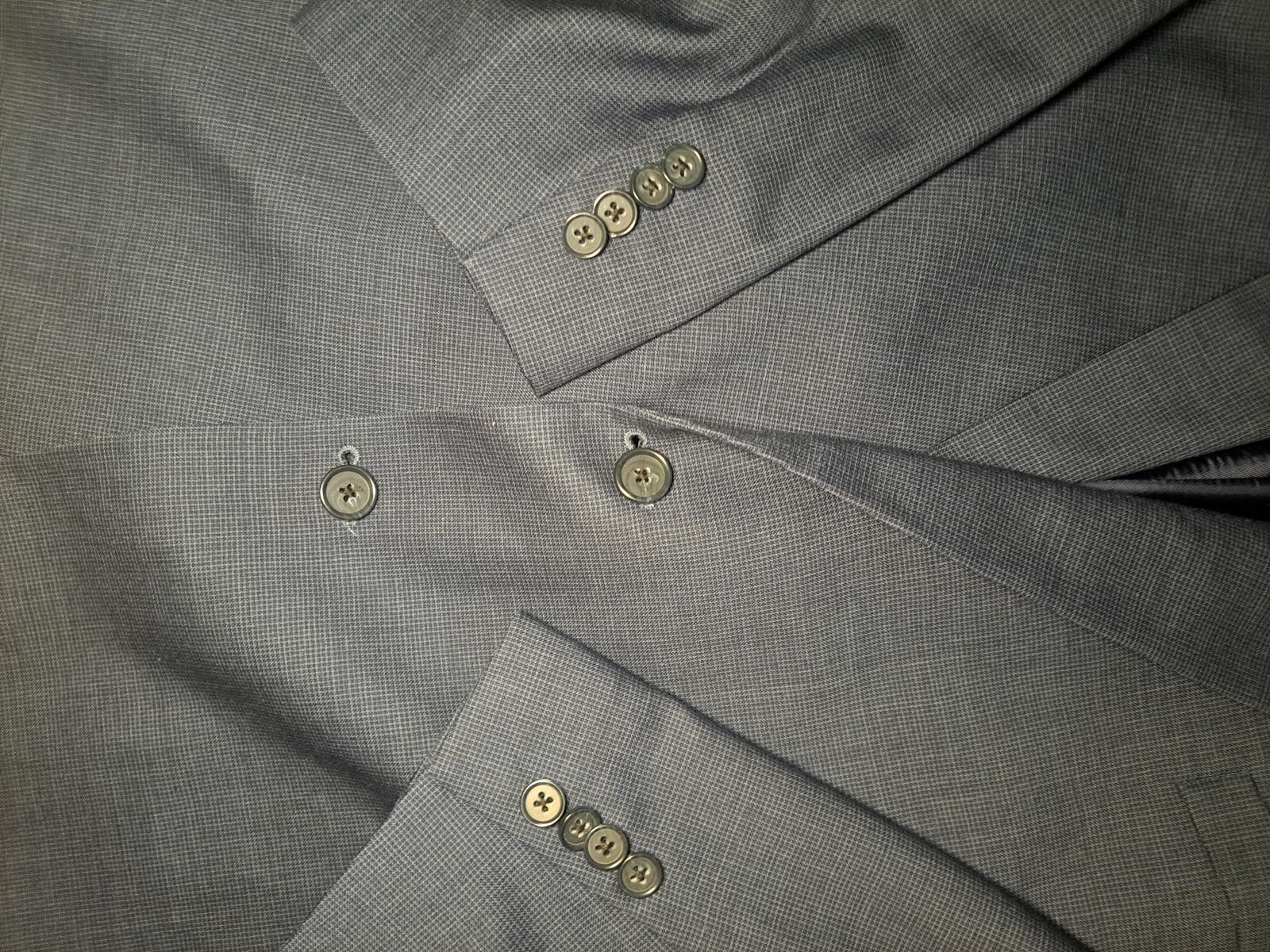 Jack Victor Big & Tall Jack Victor Sport Coat Mens 54R Navy Blue Wool Size 54R - 4 Thumbnail