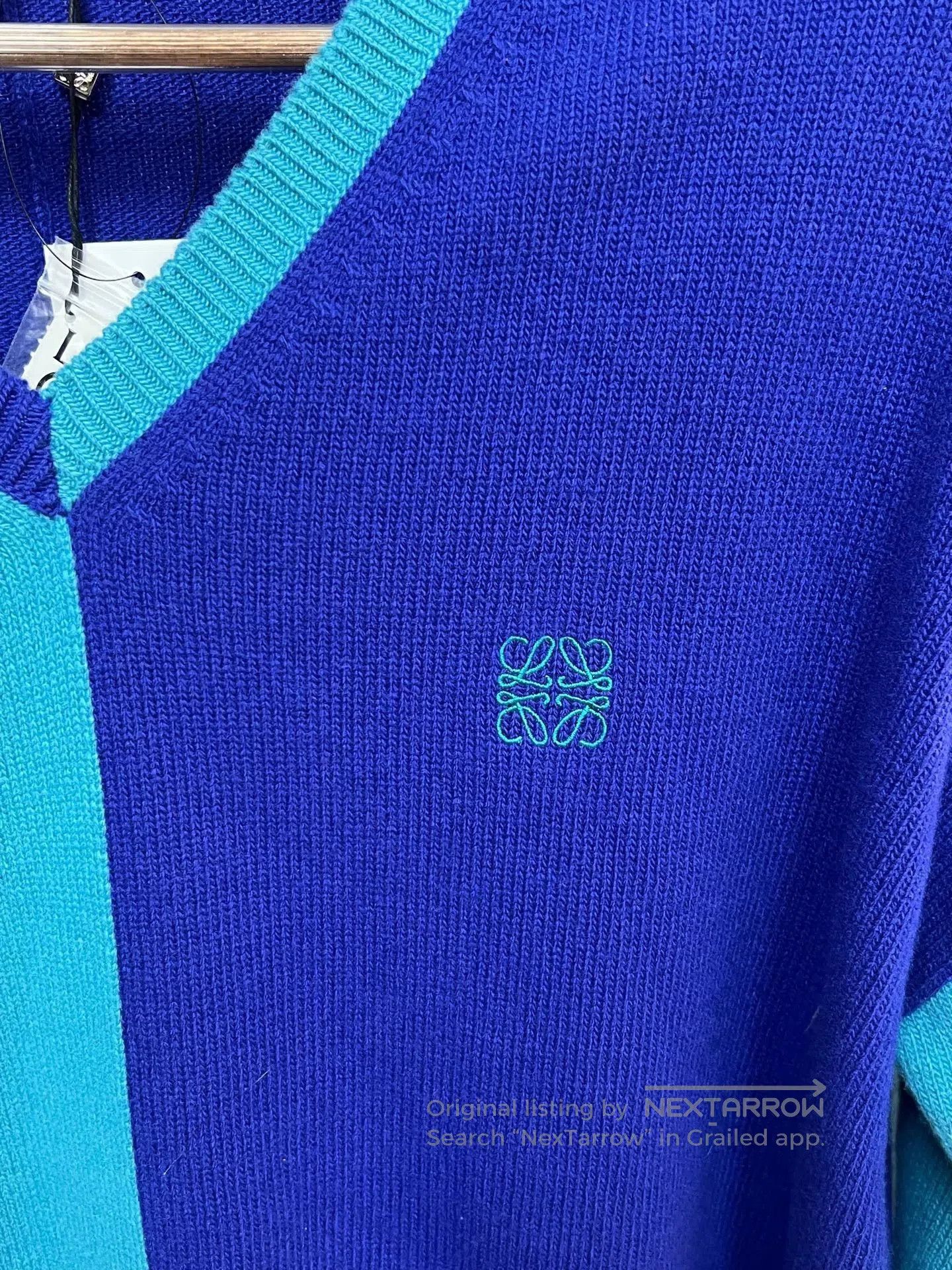 Loewe Loewe Irregular Color Block Knit Cardigan. Size M / US 6-8 / IT 42-44 - 3 Thumbnail