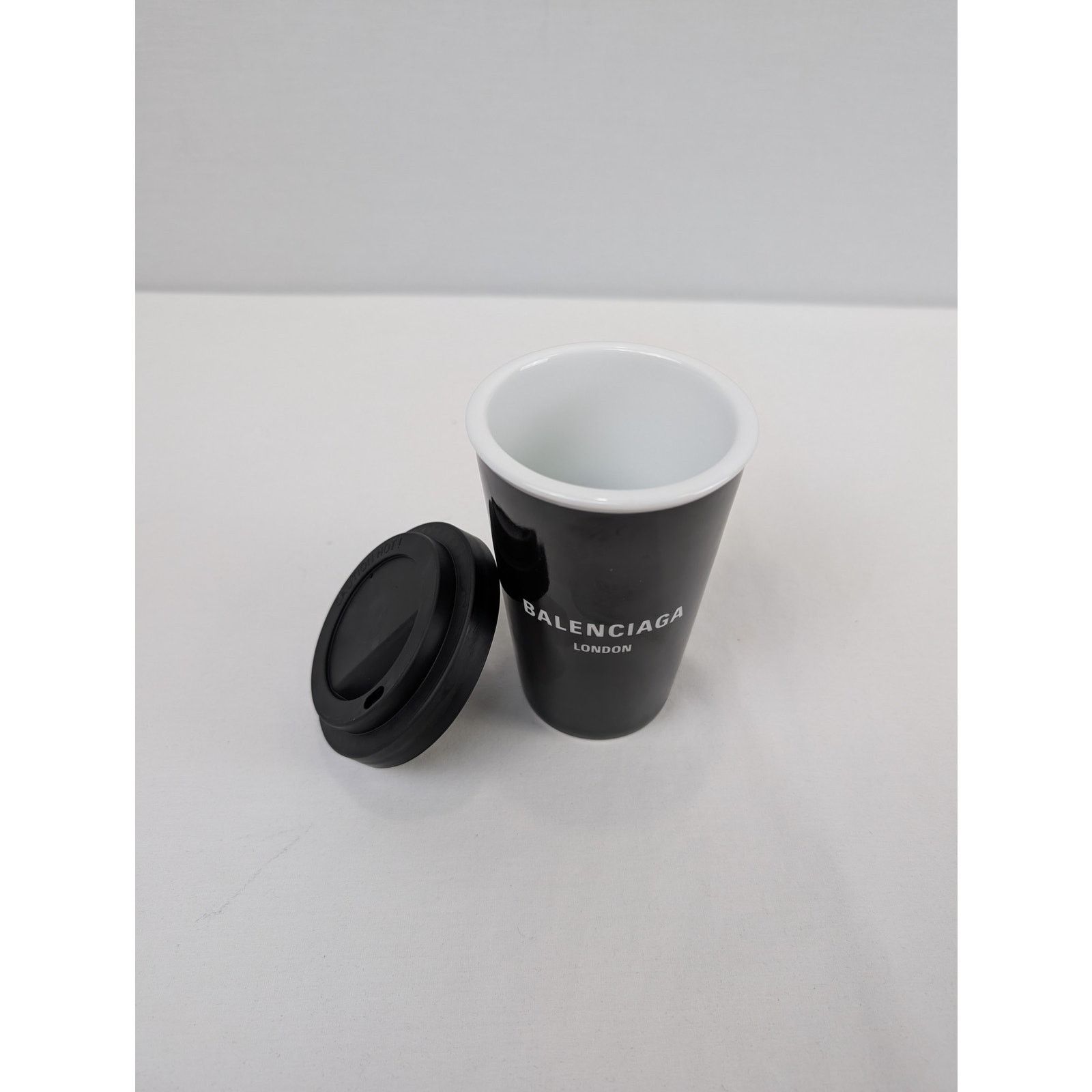 Balenciaga o1rshd1 Q:3 / Size:OS/ London Porcelain Coffee Cup Mug Black Size ONE SIZE - 7 Thumbnail