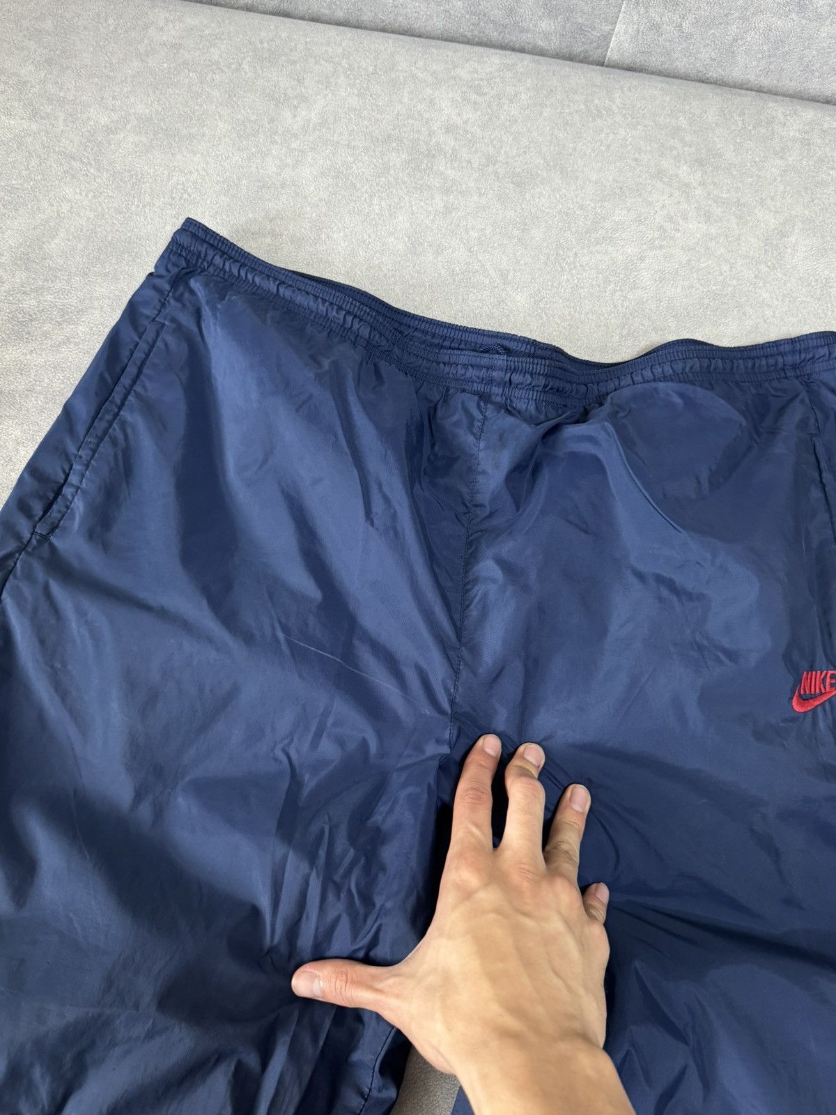 Nike × Vintage Vintage Nike Nylon Y2K Baggy sweatpants pants drill XL Size US 34 / EU 50 - 11 Thumbnail