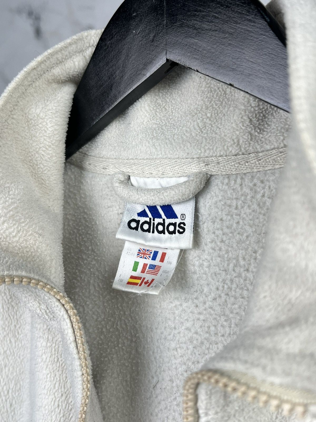 Adidas Vintage Adidas Fleece Half Zip Jacket Size L–XL Size US L / EU 52-54 / 3 - 9 Thumbnail