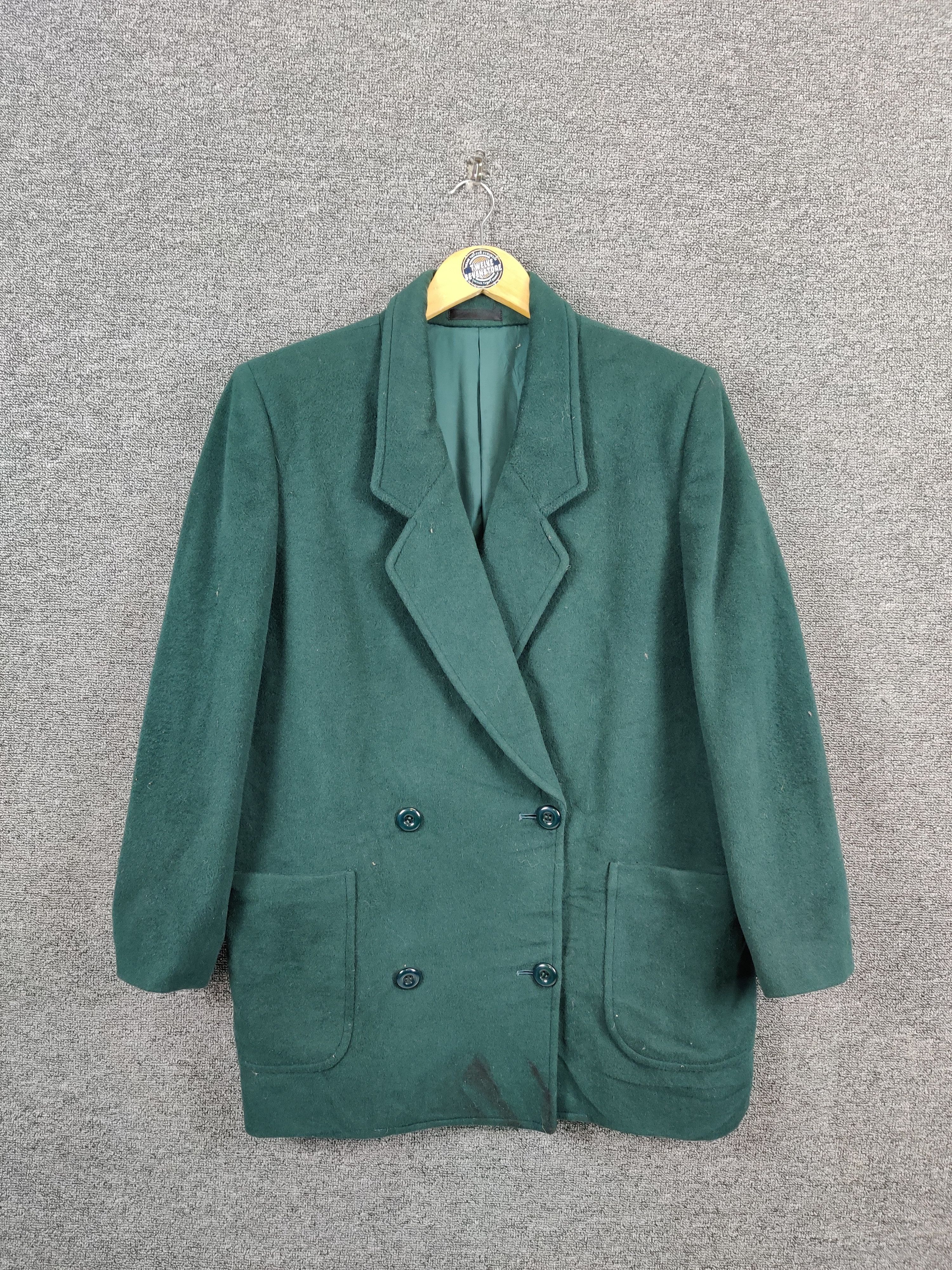 Burberry Vintage Burberrys Wool Double Breasted Blazer Jacket Size US L / EU 52-54 / 3 - 1 Thumbnail