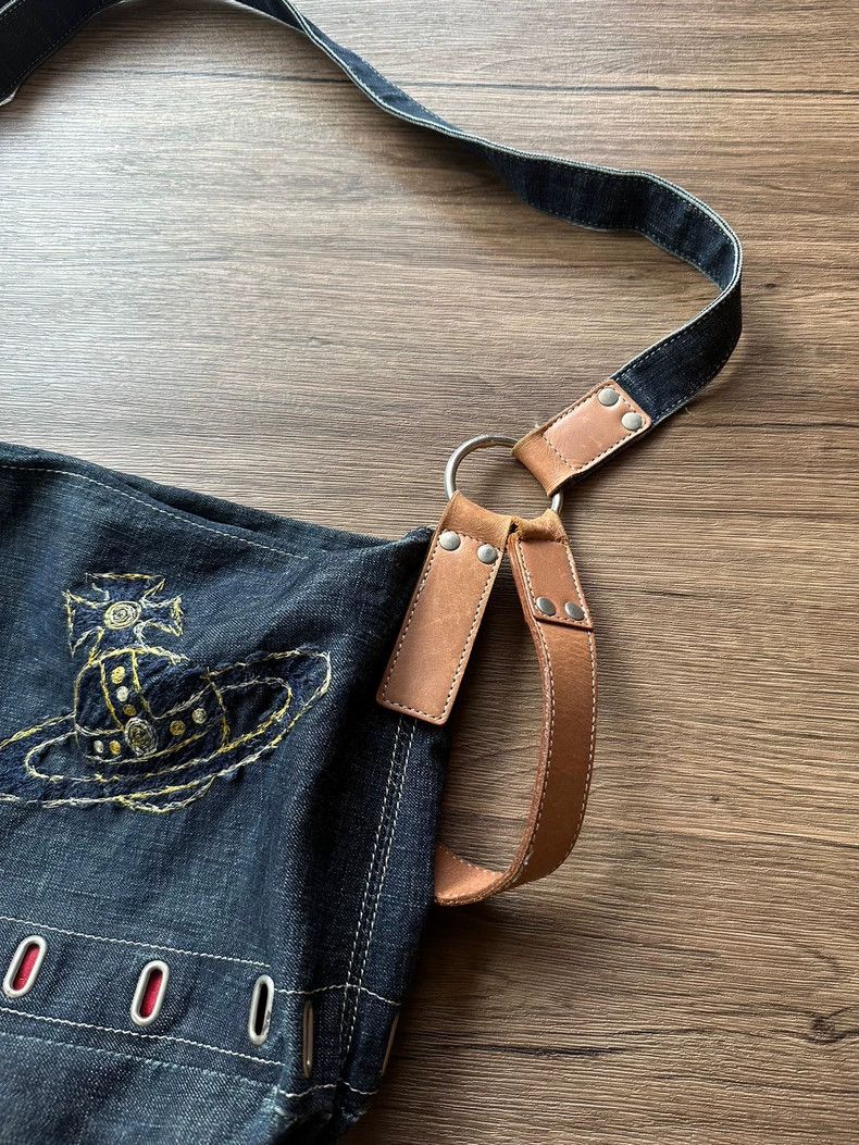 Vivienne Westwood Vivienne Westwood size os Cowboy Saturn embroidered shoulde Size ONE SIZE - 3 Thumbnail