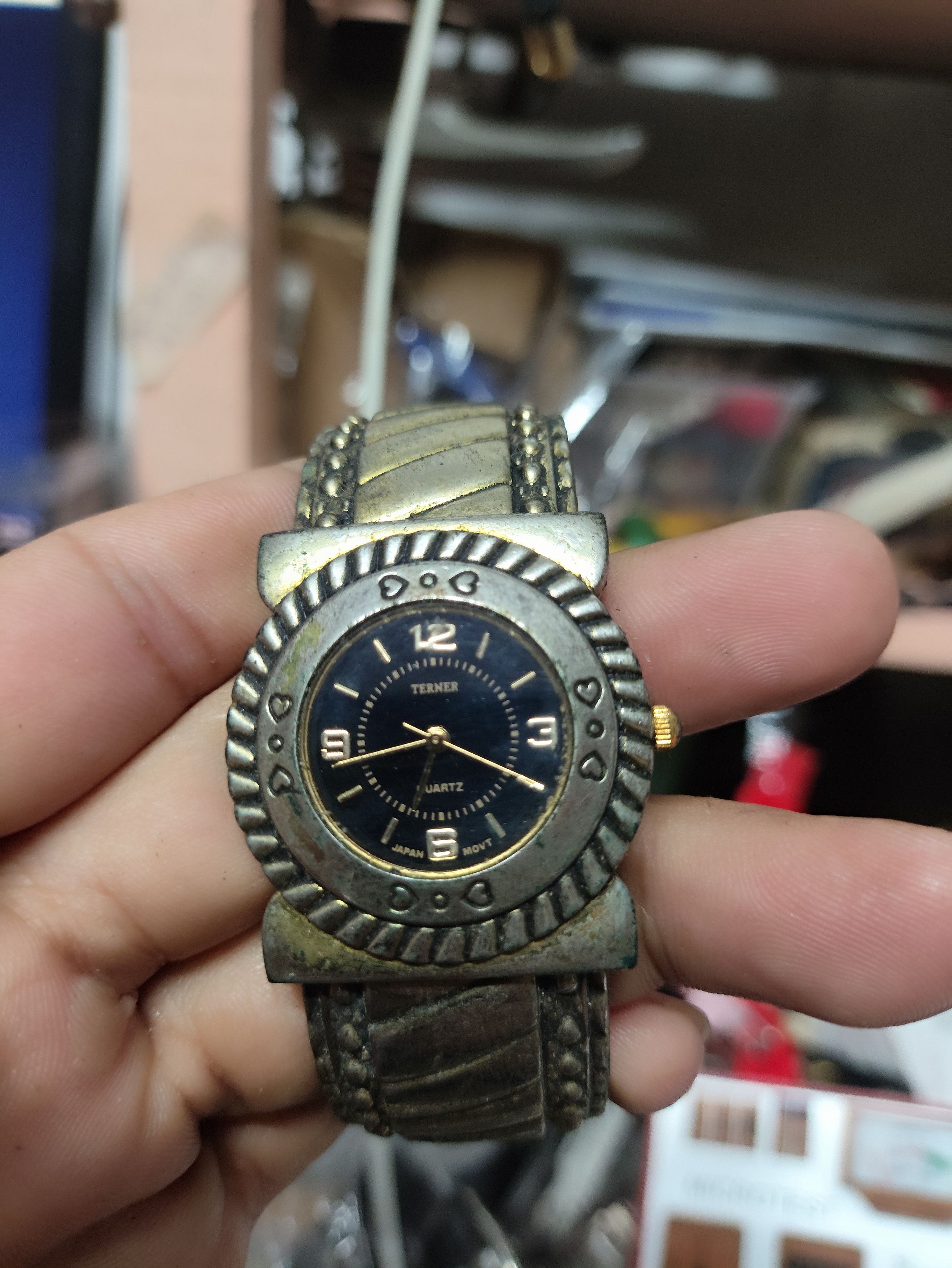 Japanese Brand × Vintage Bijour Terner (K46120) Vintage Steel Art Design Watch Size ONE SIZE - 2 Thumbnail