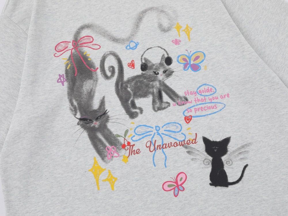 Japanese Brand Fun graffiti cartoon short-sleeved t-shirt Size US M / EU 48-50 / 2 - 3 Thumbnail