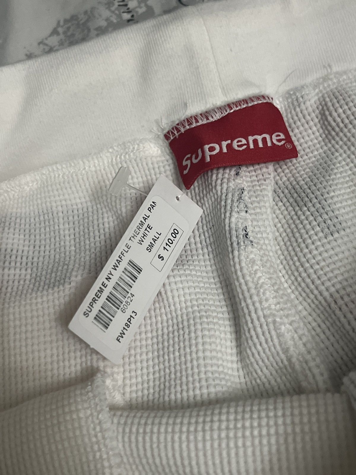 Supreme Supreme Sup NY Waffle Thermal Pant (FW18) Size US 28 / EU 44 - 18 Thumbnail