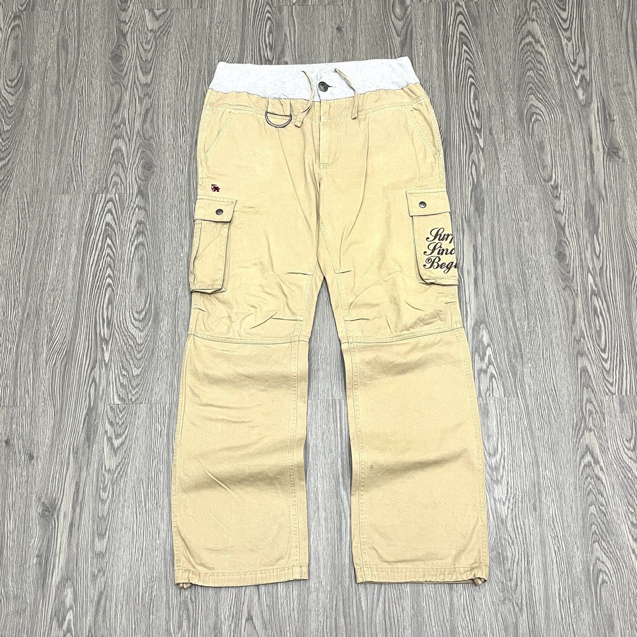 Japanese Brand Gotcha Cargo Baggy Pant Embroidery Pocket Lgb Style 🟥 Size US 32 / EU 48 - 1 Thumbnail