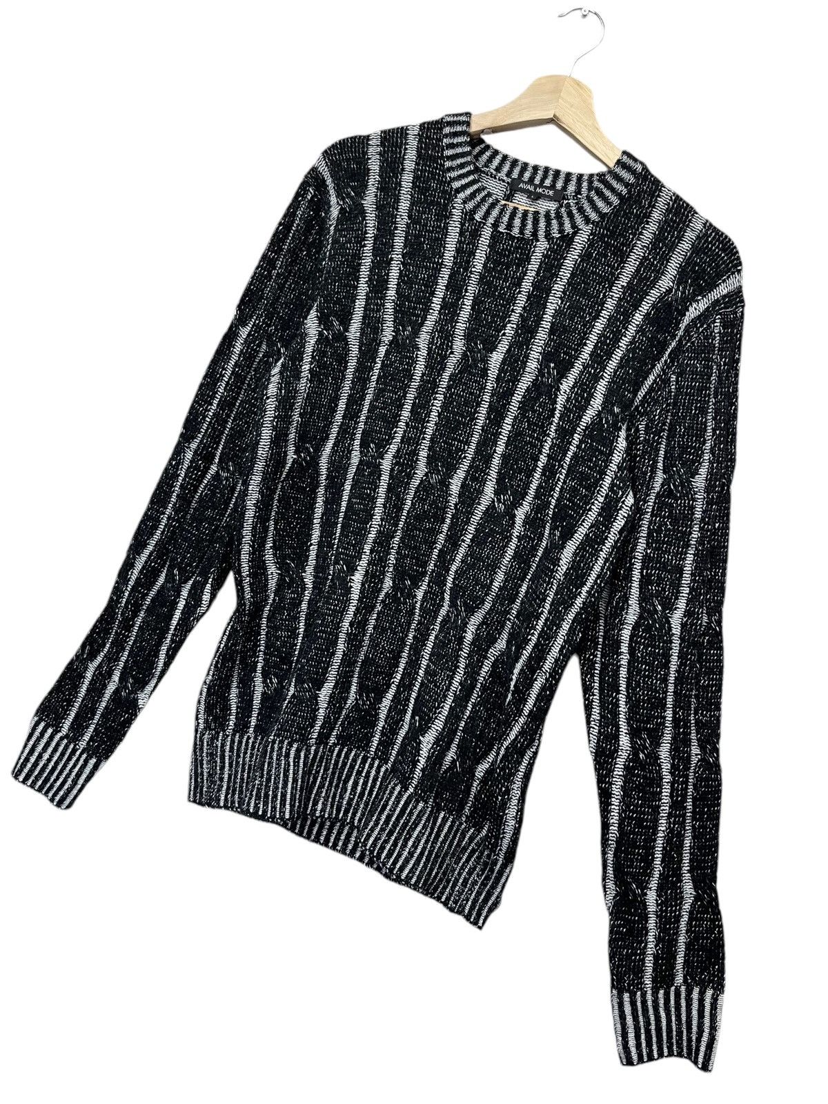Aran Isles Knitwear 🔥RARE💥DEODORANT TECHNOLOGY Acrylic Stripe Knitwear Sweater Size US M / EU 48-50 / 2 - 3 Thumbnail