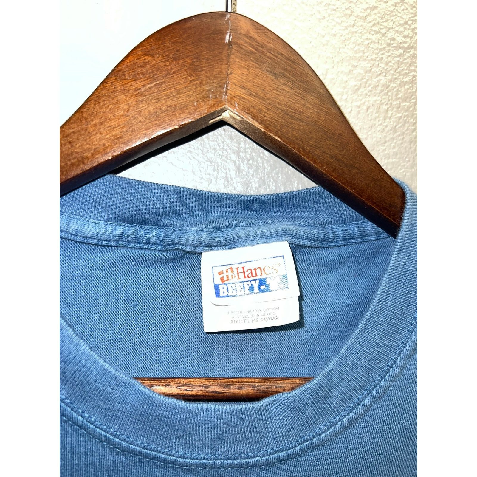 Hanes Vintage Whale Shirt The Great Maui Whale Festival Blue Tee L Size US L / EU 52-54 / 3 - 4 Thumbnail