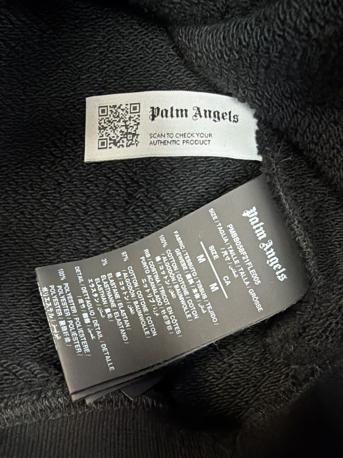 Palm Angels Palm angels script logo hoodie black Size US M / EU 48-50 / 2 - 7 Thumbnail