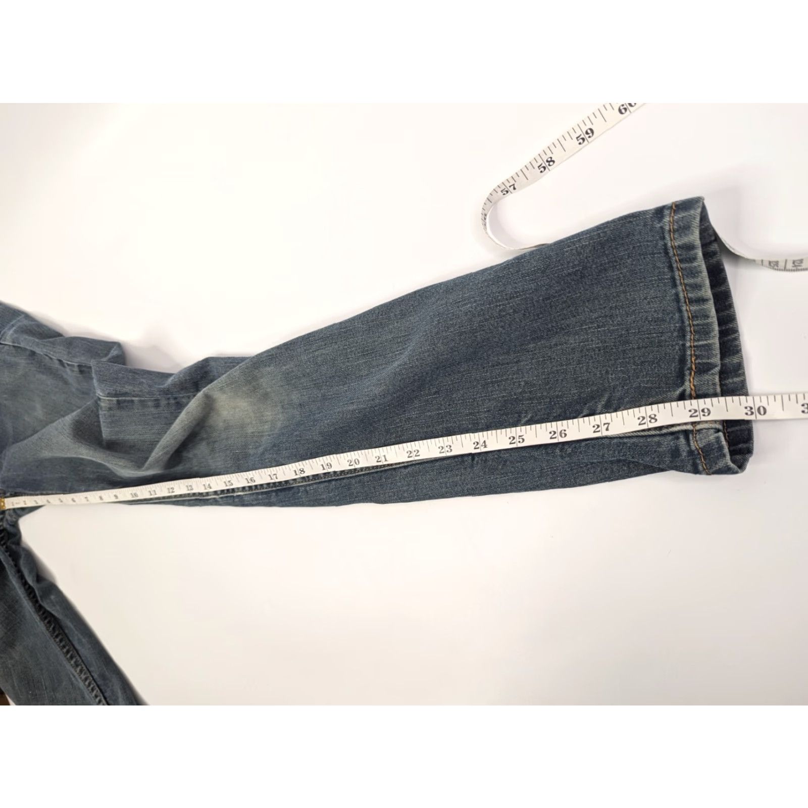 Levi's Levi's Jeans Slim Levi's 511 28x29 511 Slim Jeans Men 28x29 Distressed Blue Denim 5-Pocket Button Zip Size US 28 / EU 44 - 7 Thumbnail