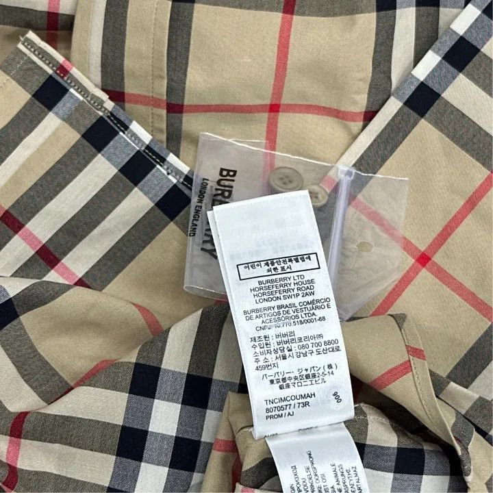 Burberry Burberry Classic Check Cotton Long Sleeve Shirt-2
