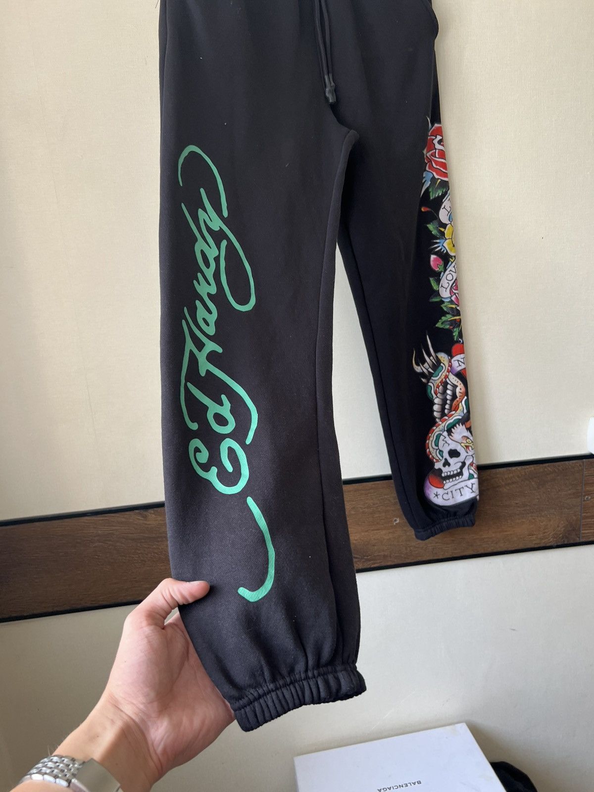 Christian Audigier Vintage Ed Hardy Suit Zip Hoodie+Pants 90’s Size US M / EU 48-50 / 2 - 12 Thumbnail
