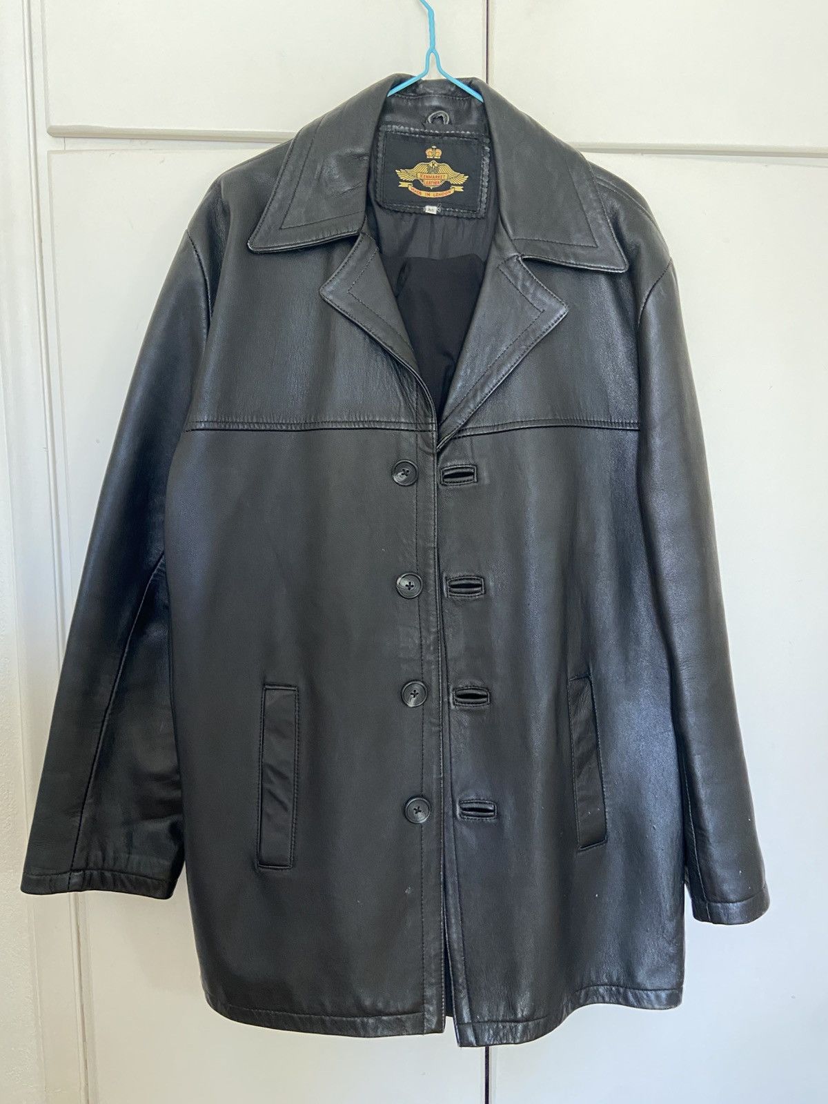 Genuine Leather Vintage Genuine leather Coat Size US M / EU 48-50 / 2 - 2 Thumbnail