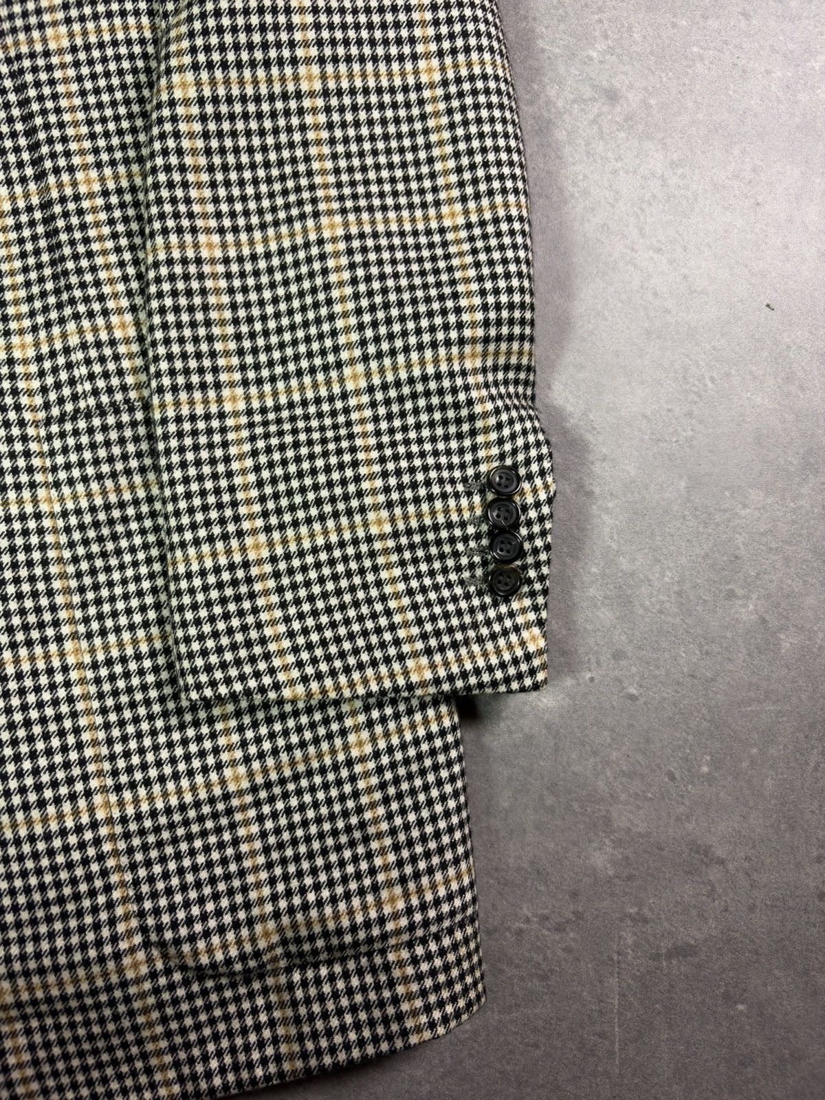 Kiton Kiton Napoli 100% Cashmere Plaid Check Grey Blazer Jacket 52 Size 42R - 6 Thumbnail