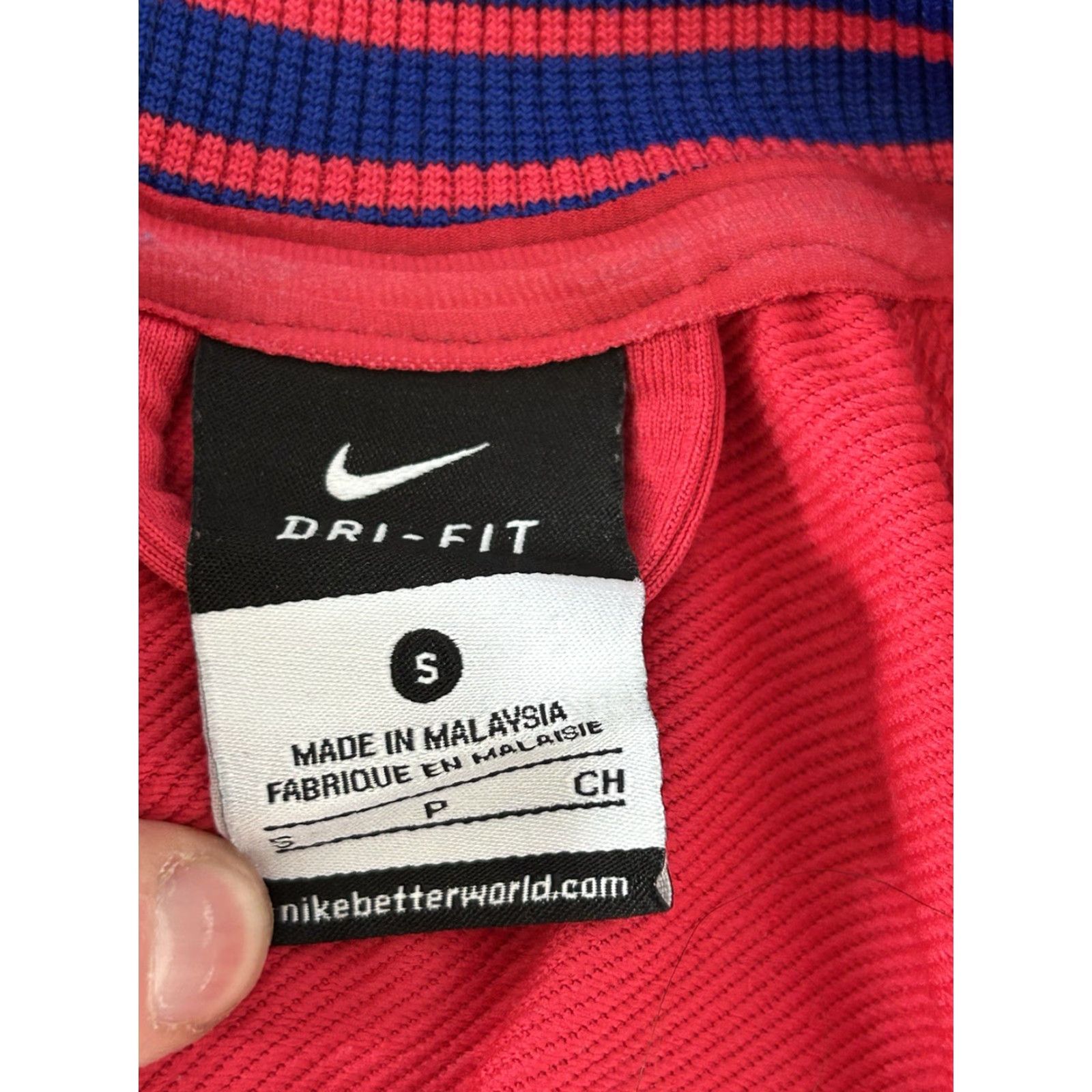 Nike Nike Dri-Fit Women’s Full Zip Track Jacket Pink S Size S / US 4 / IT 40 - 5 Thumbnail