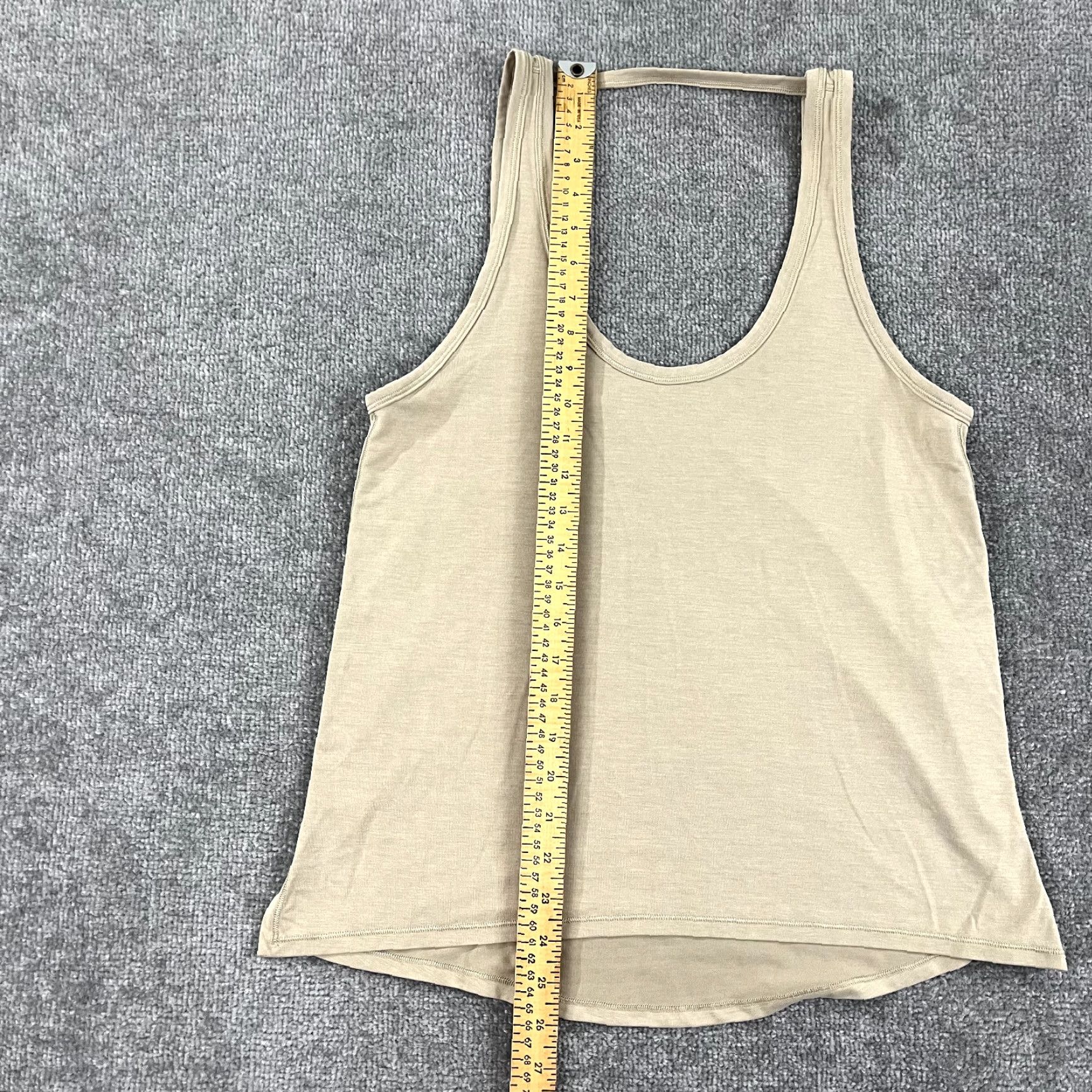 Lululemon LULULEMON Shirt Womens Tank Top Size 4 Trench Brown Yoga Gym Ease of it All Size S / US 4 / IT 40 - 7 Thumbnail