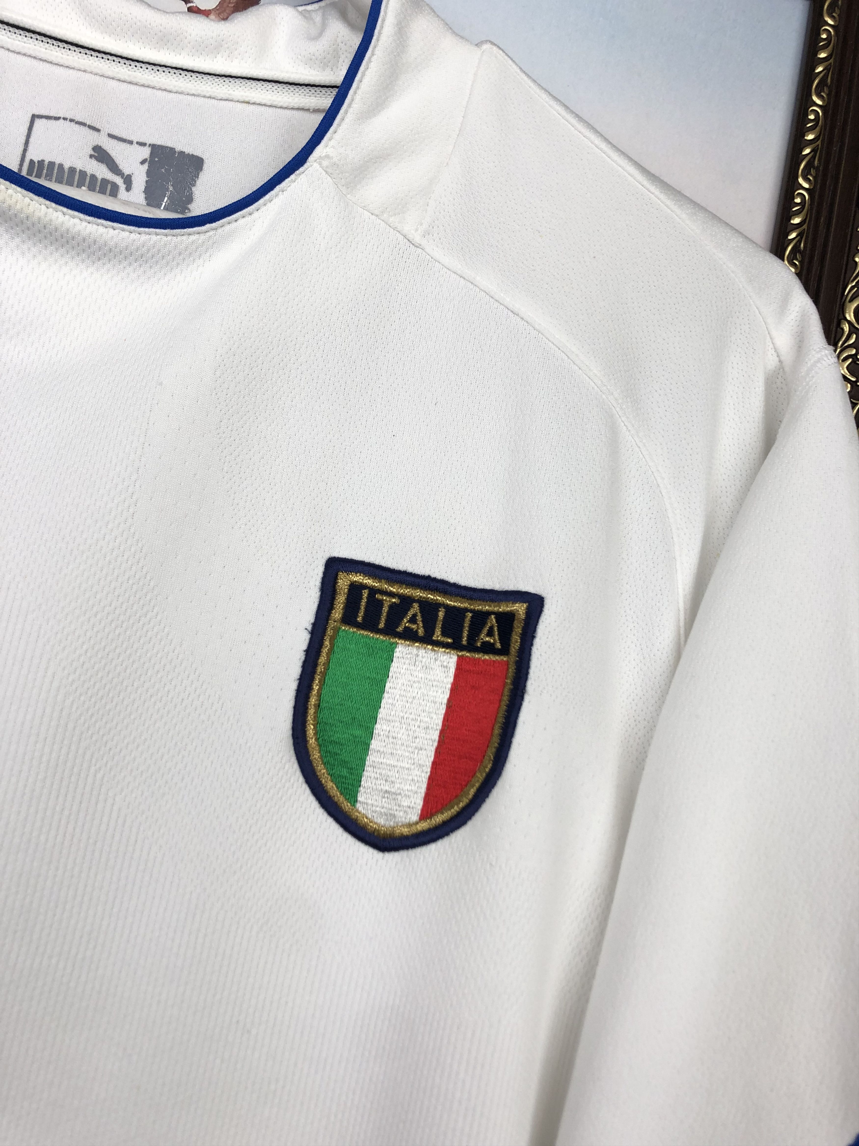 Vintage Italy football shirt Soccer Puma Jersey Maglia Tee Hype Size US L / EU 52-54 / 3 - 3 Thumbnail