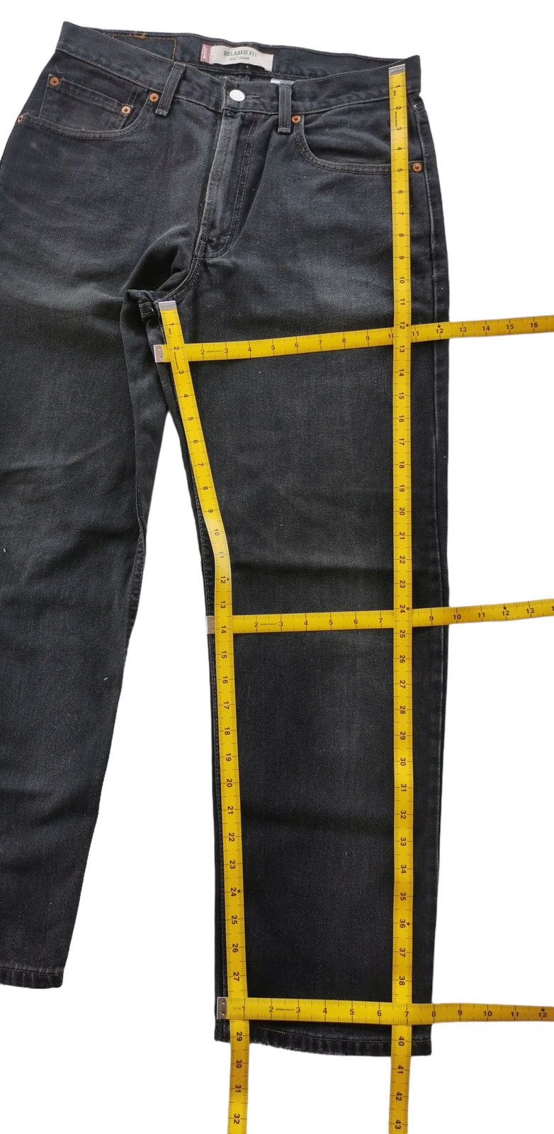Jean Vintage Levis 550 Relaxed Jeans Size 32x40.5 Size US 32 / EU 48 - 9 Thumbnail