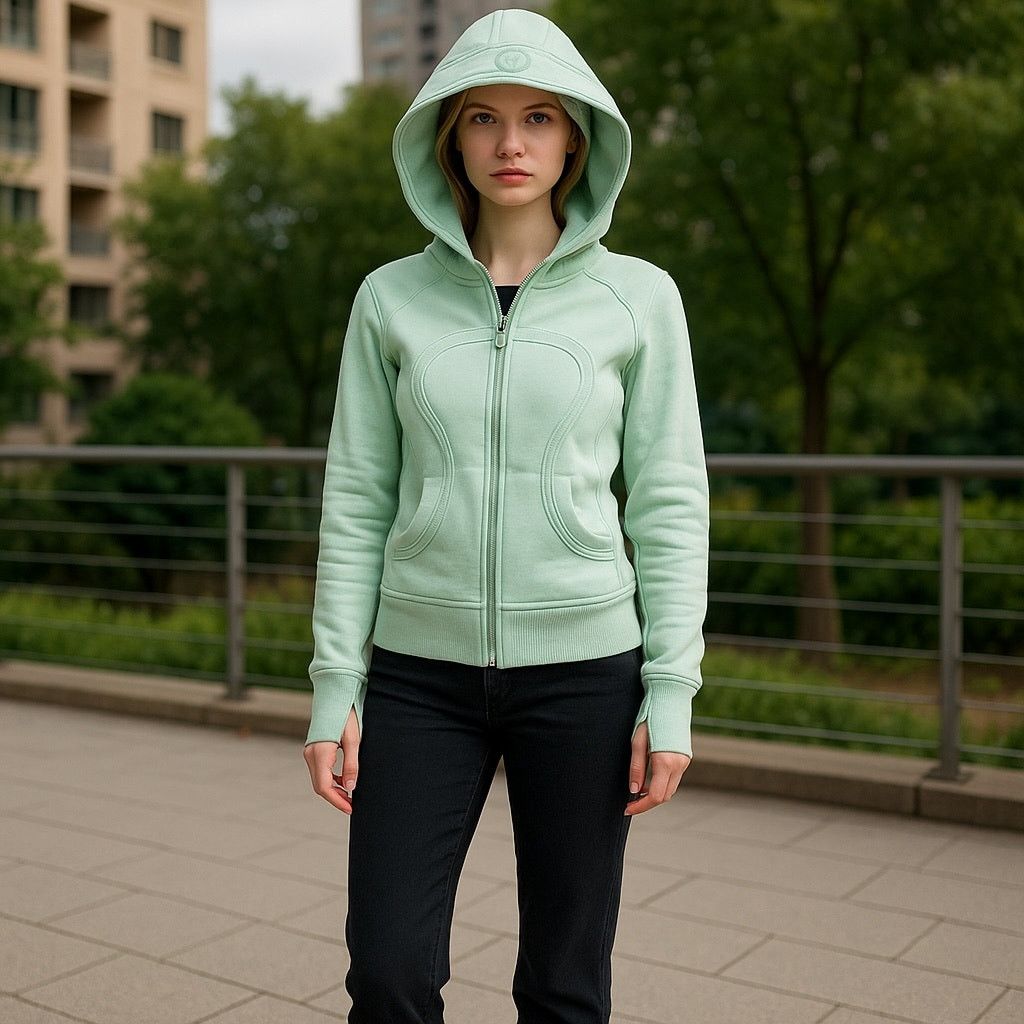 Lululemon Lululemon Scuba Women's Mint Green Hooded Jacket Size S / US 4 / IT 40 - 1 Thumbnail