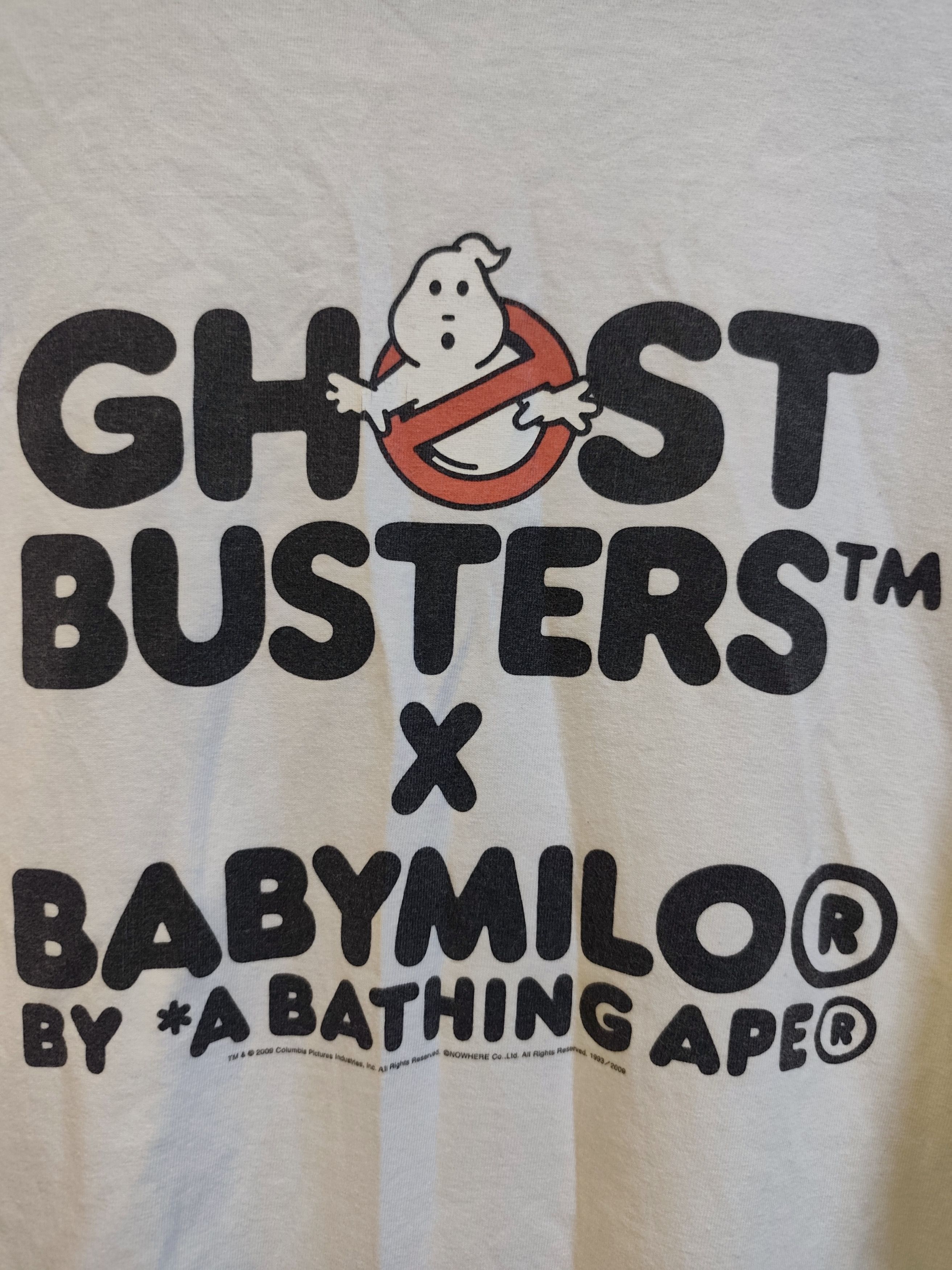Bape Vintage 2009 BAPE x Ghostbusters Baby Milo Tee Size US XL / EU 56 / 4 - 3 Thumbnail